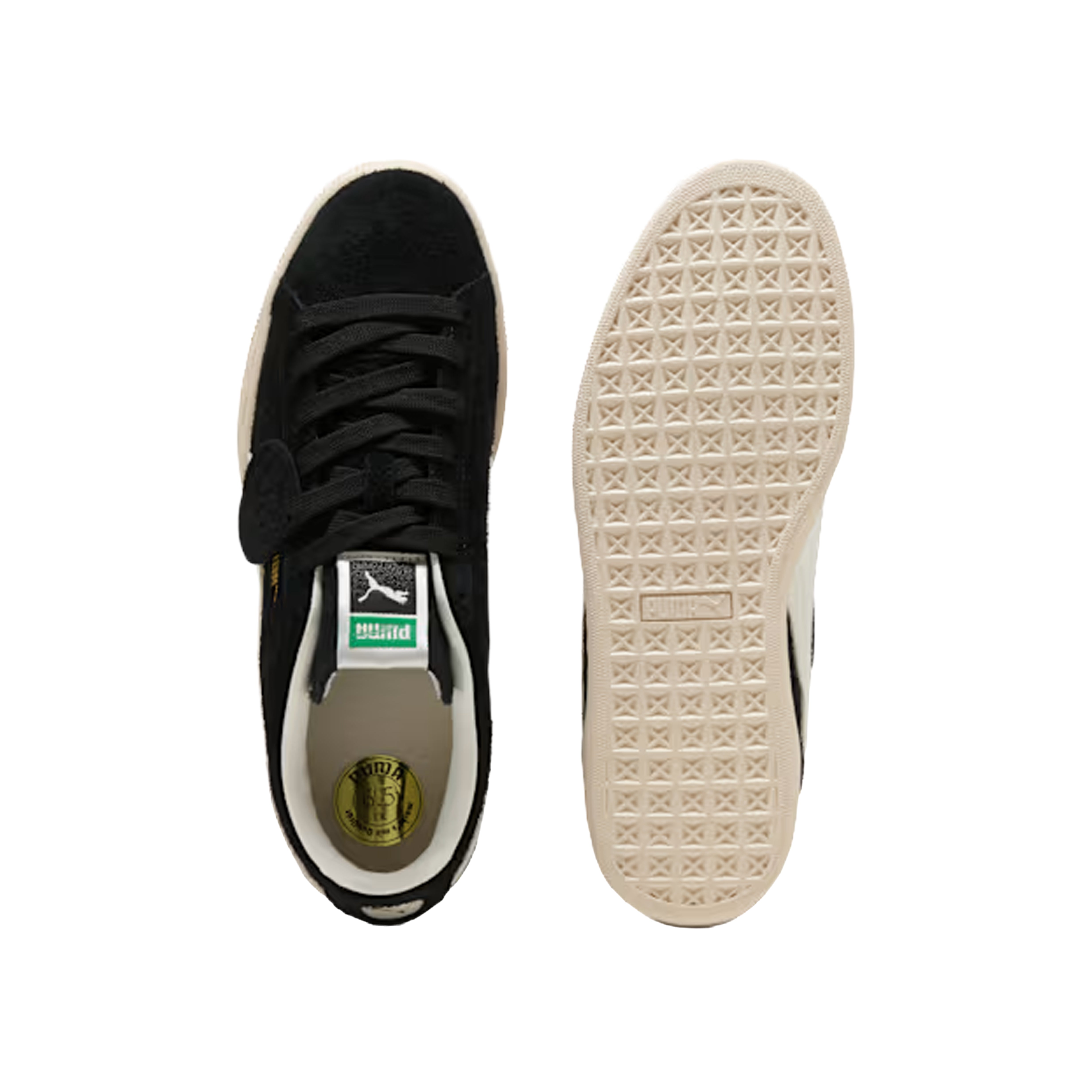 SUEDE CHARLES F STEAD IV BLACK / WHITE
