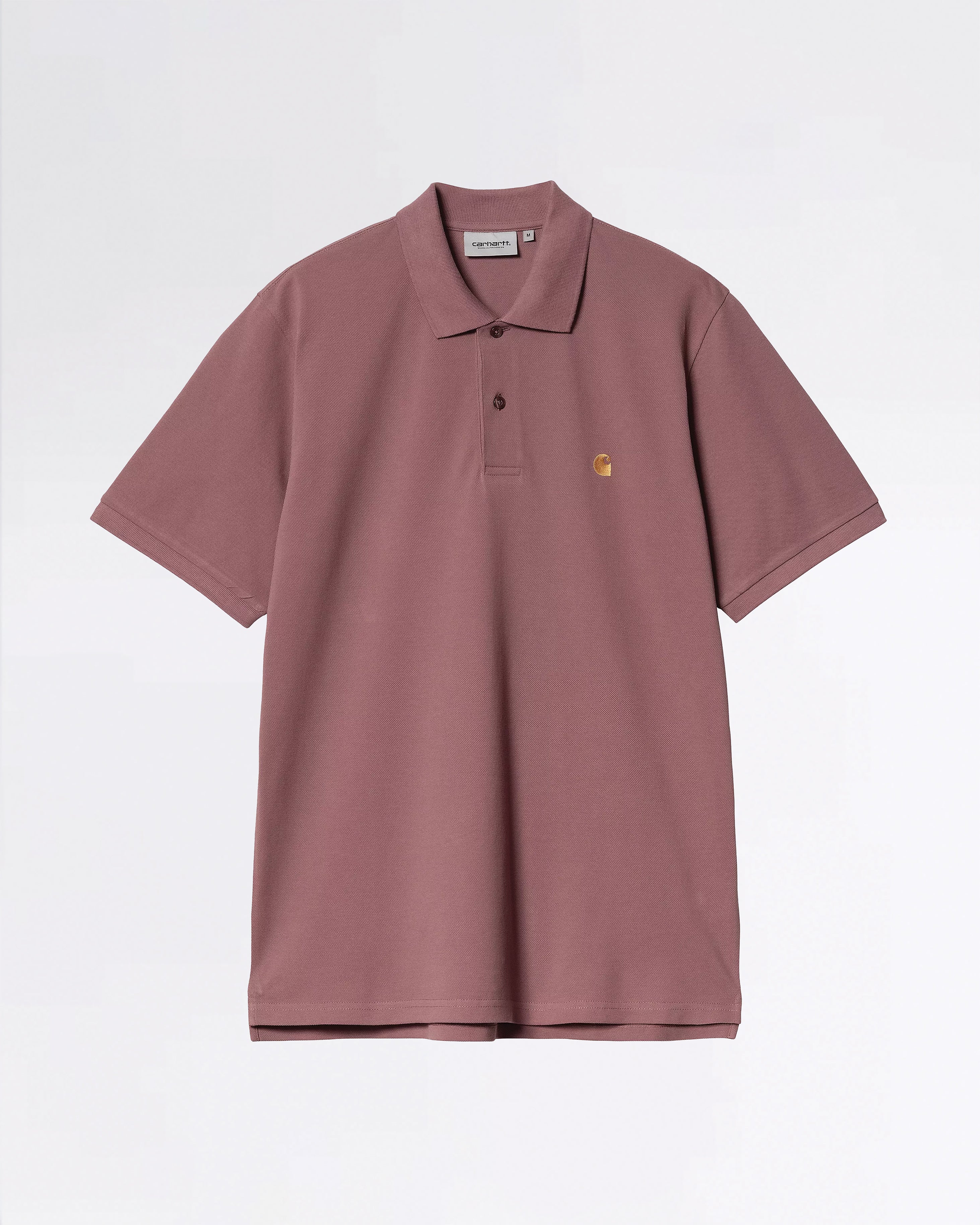 S/S CHASE PIQUE POLO DUSTY PINK