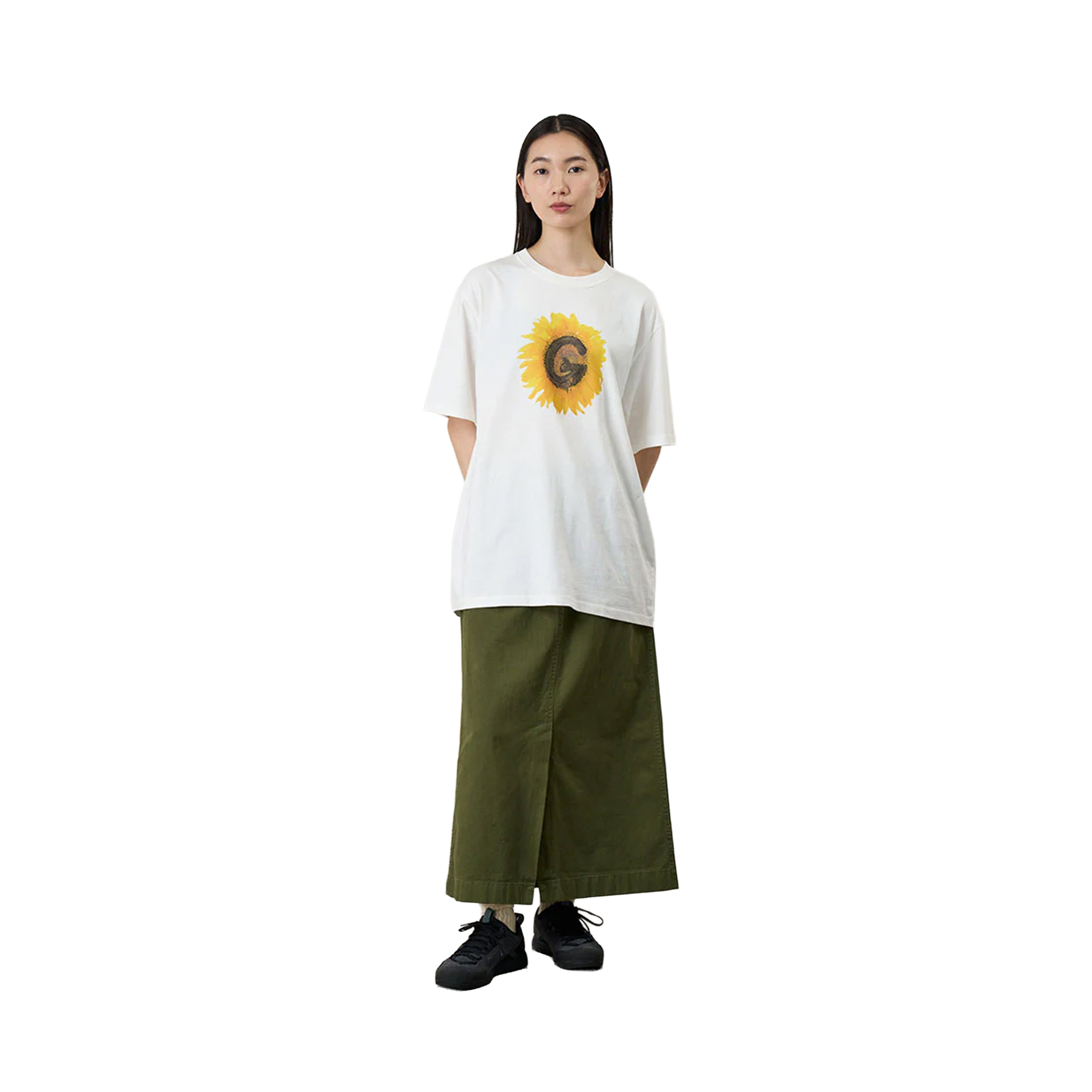 T-SHIRT G-FLOWER WHITE