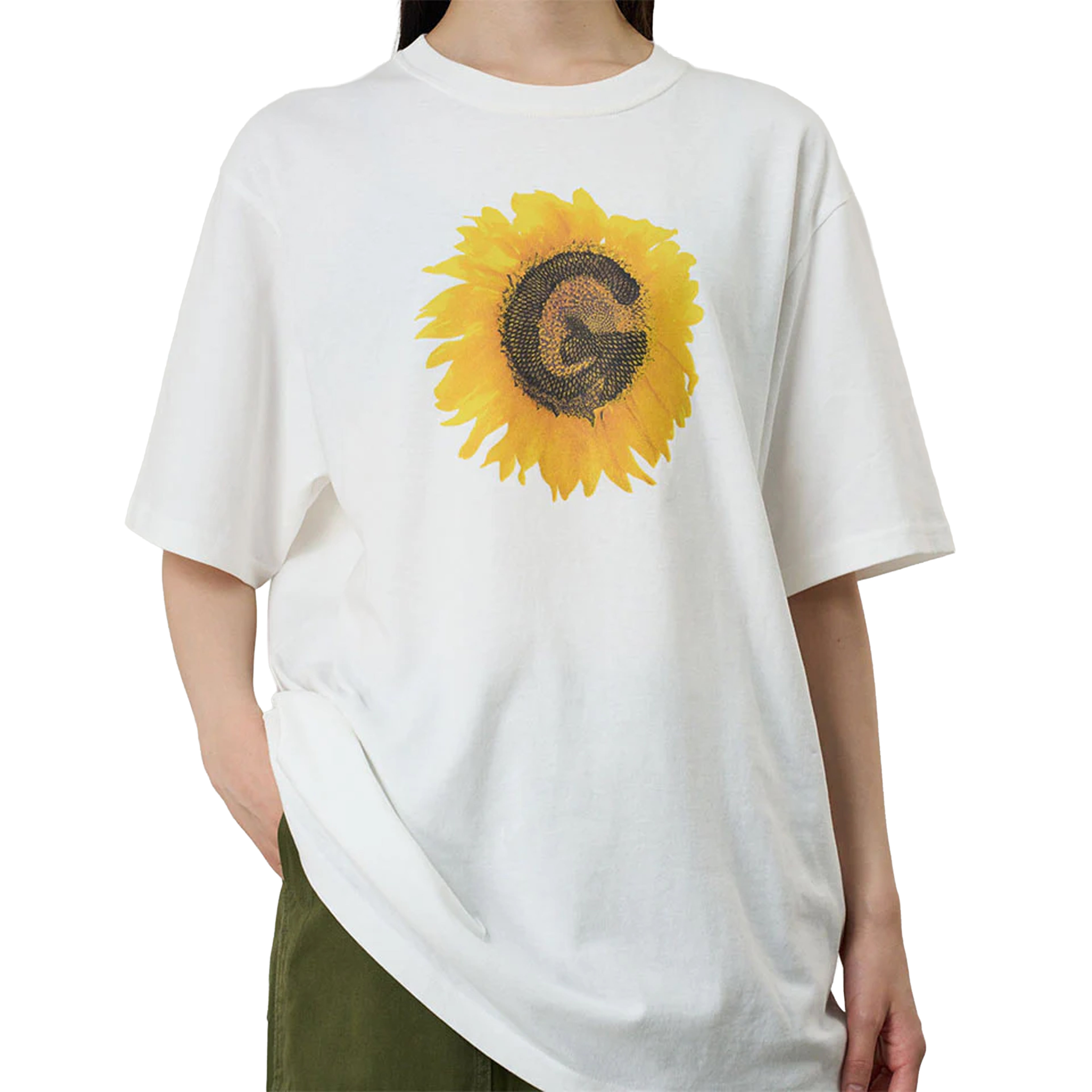 T-SHIRT G-FLOWER WHITE