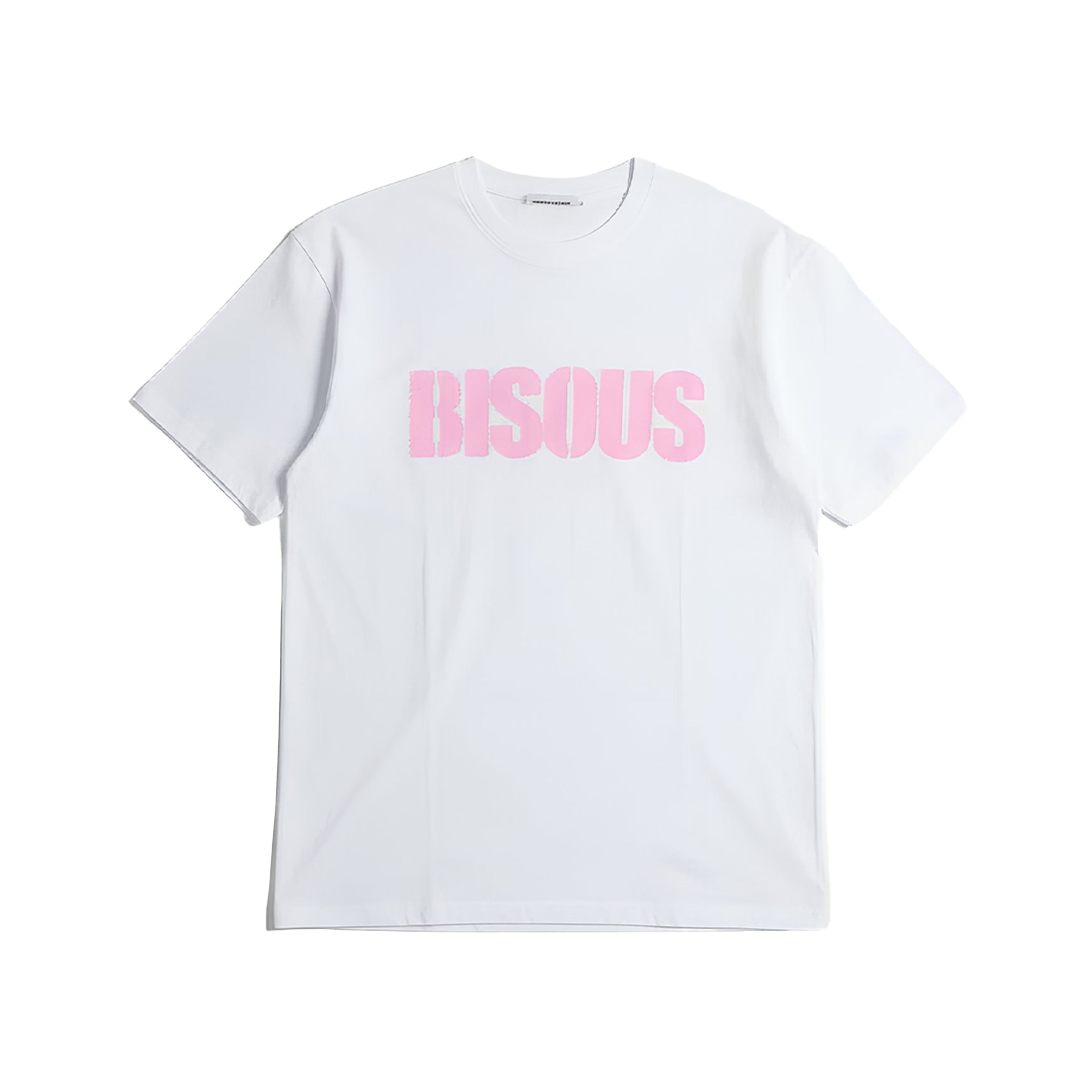 T-SHIRT POCHOIR BLANC