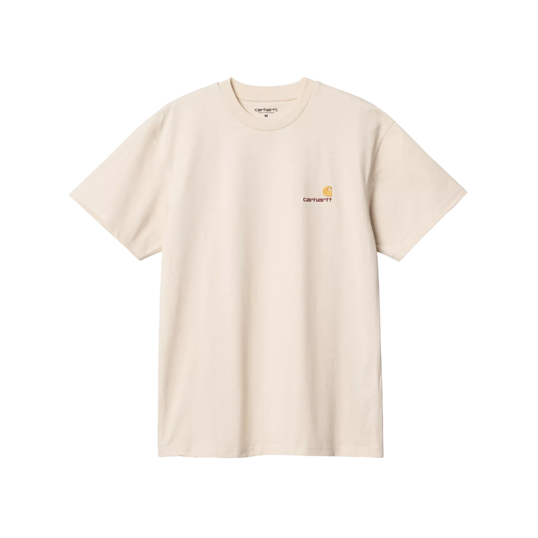 T-SHIRT S/S AMERICAN SCRIPT NATURAL