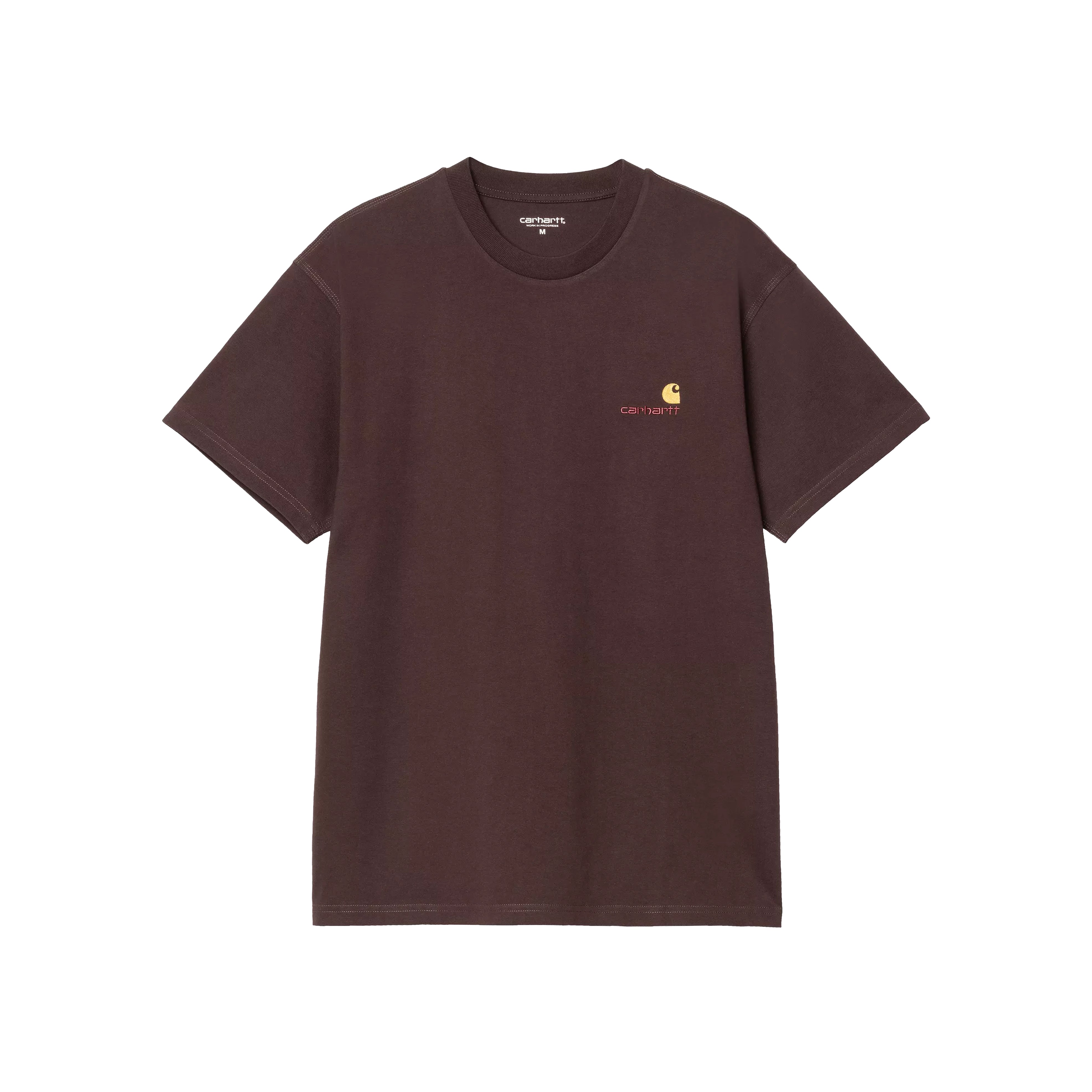 T-SHIRT S/S AMERICAN SCRIPT PALISANDER