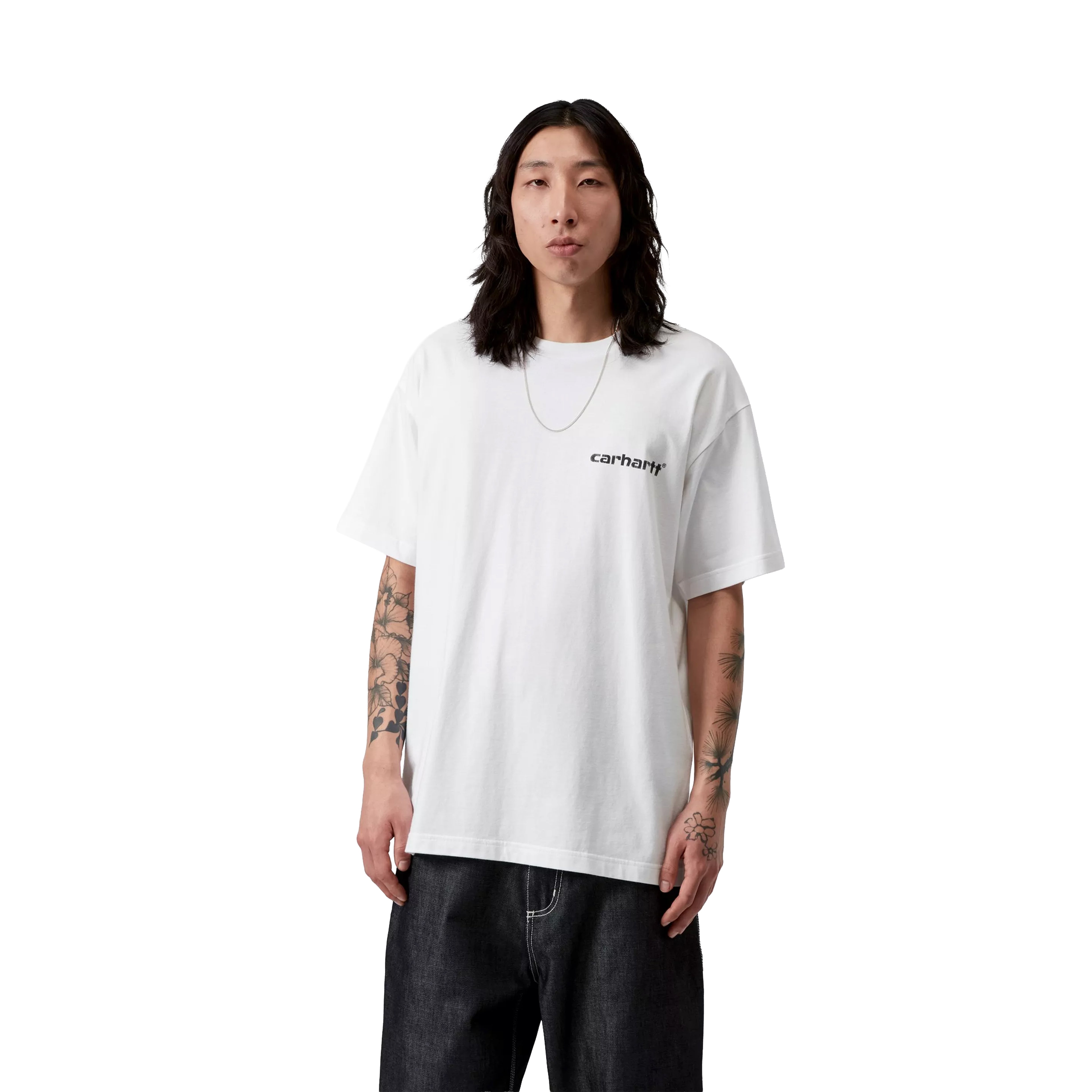 T-SHIRT S/S CAPS WHITE