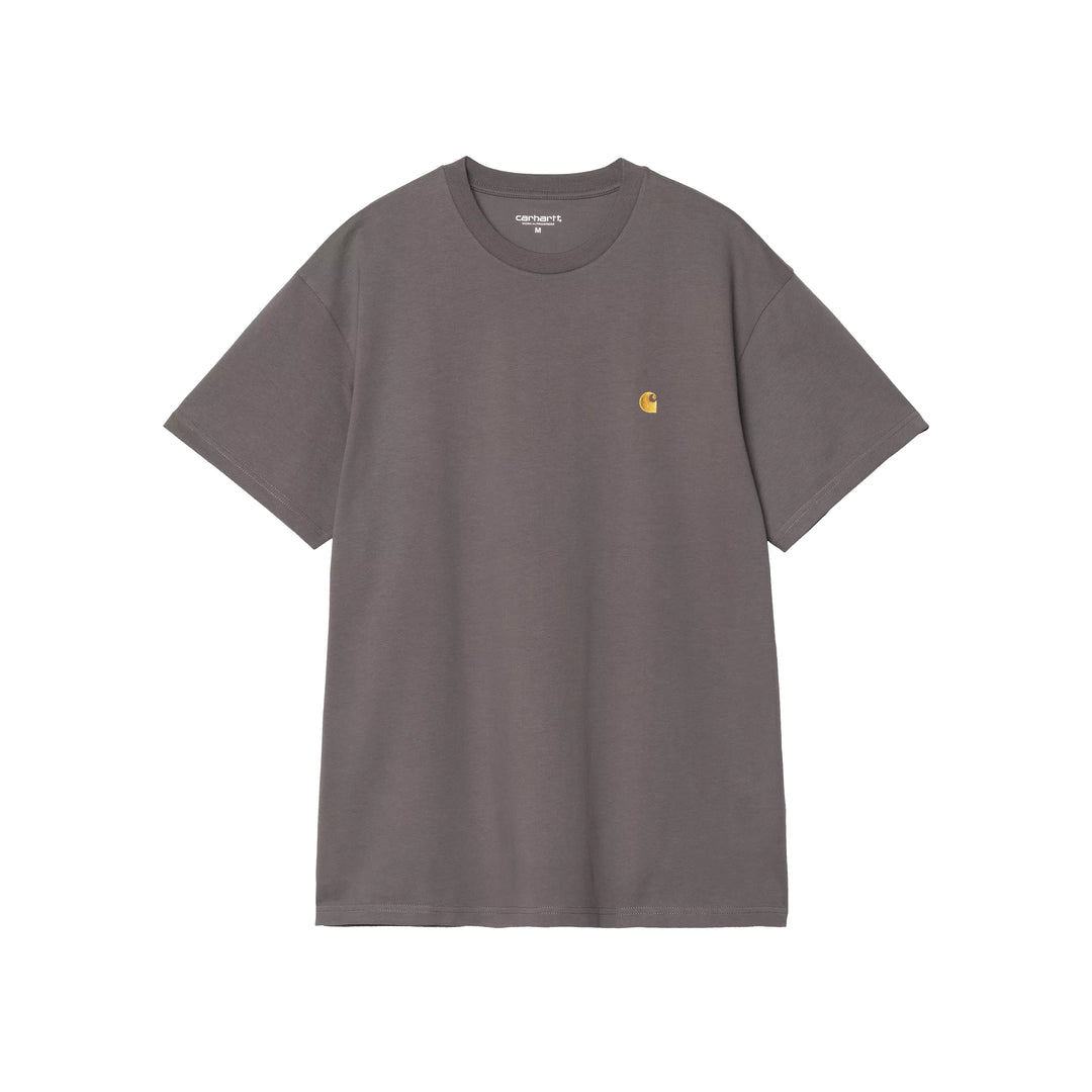 T-SHIRT S/S CHASE PORPHYRY/GOLD