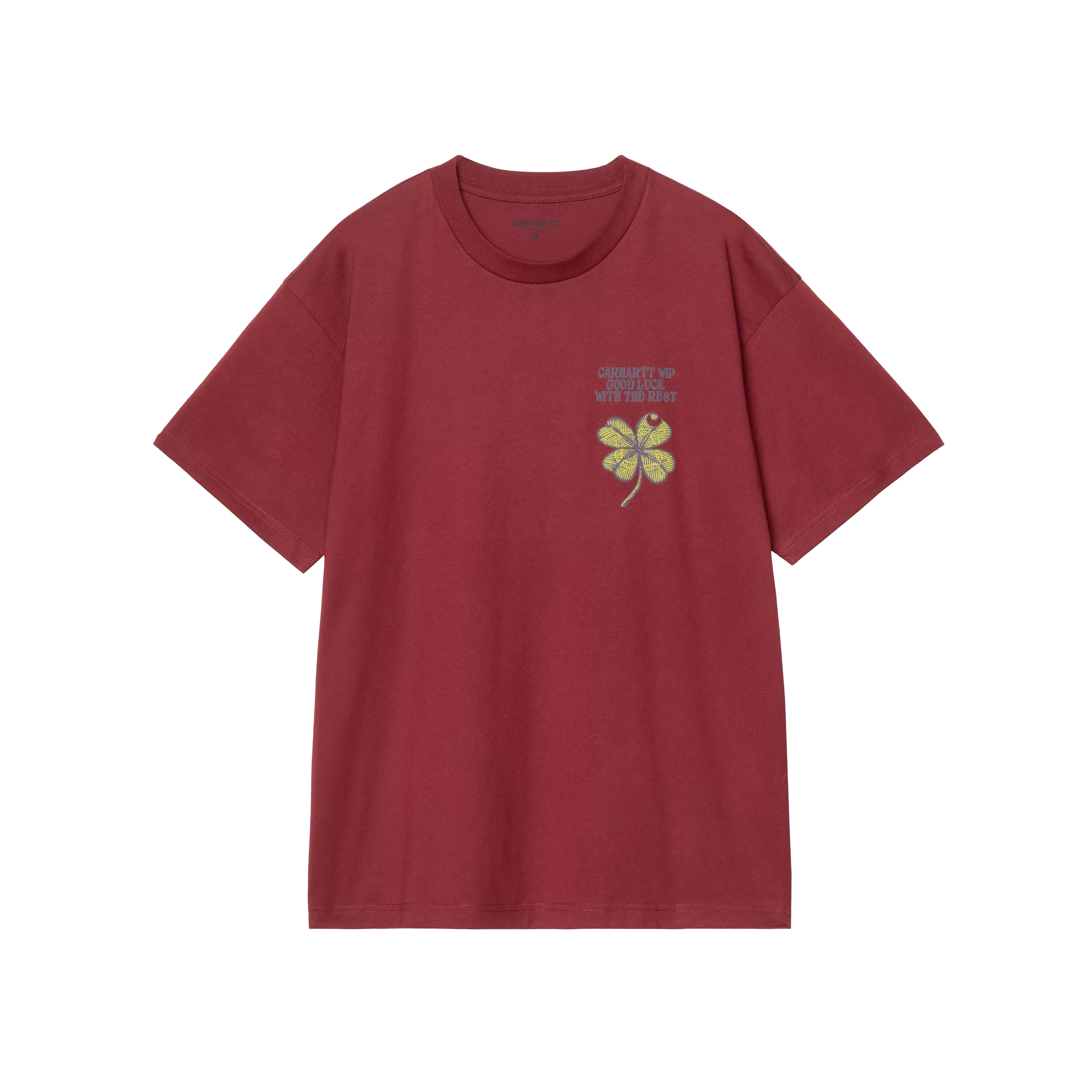 T-SHIRT S/S CLOVER MARSALA