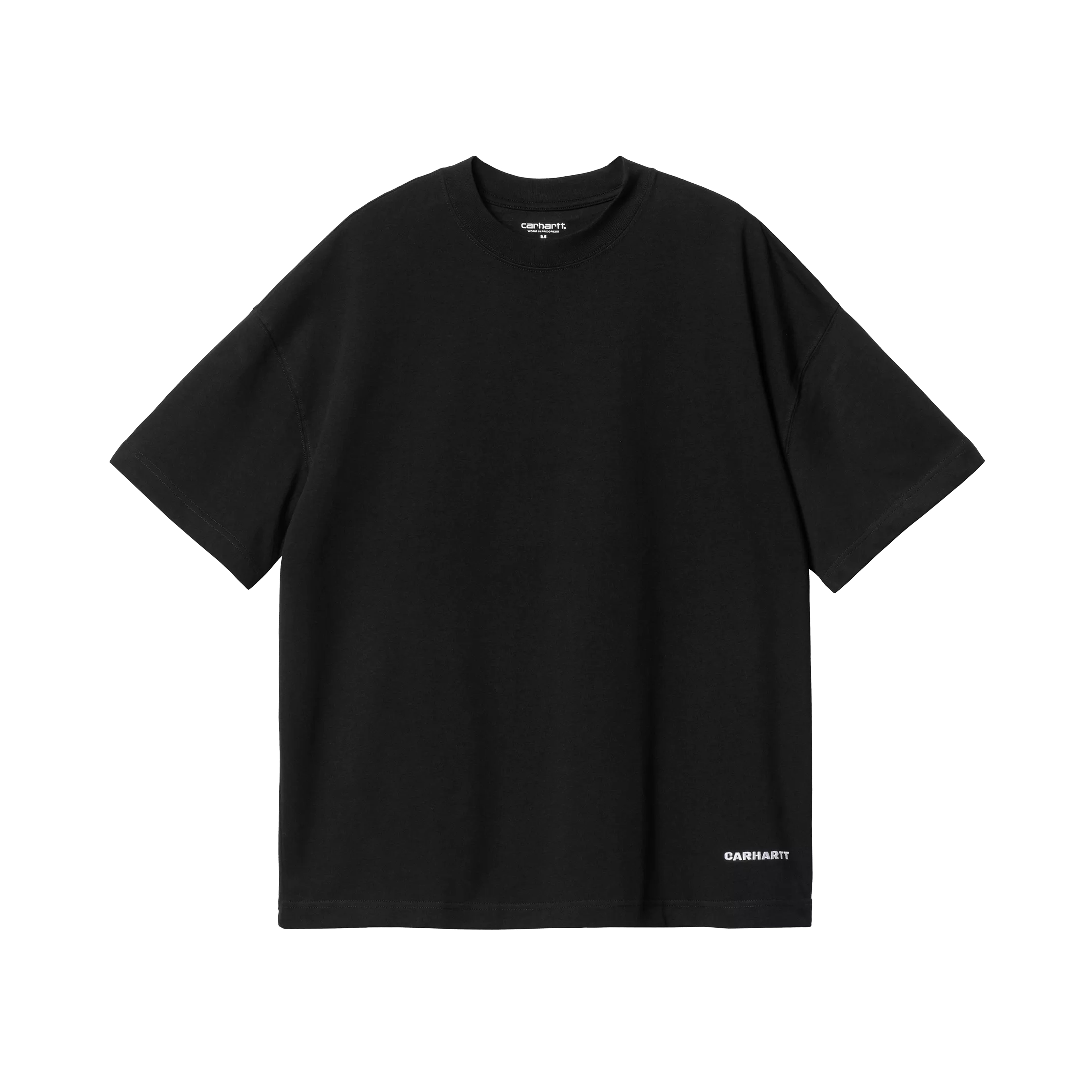 T-SHIRT S/S LINK SCRIPT BLACK/WHITE