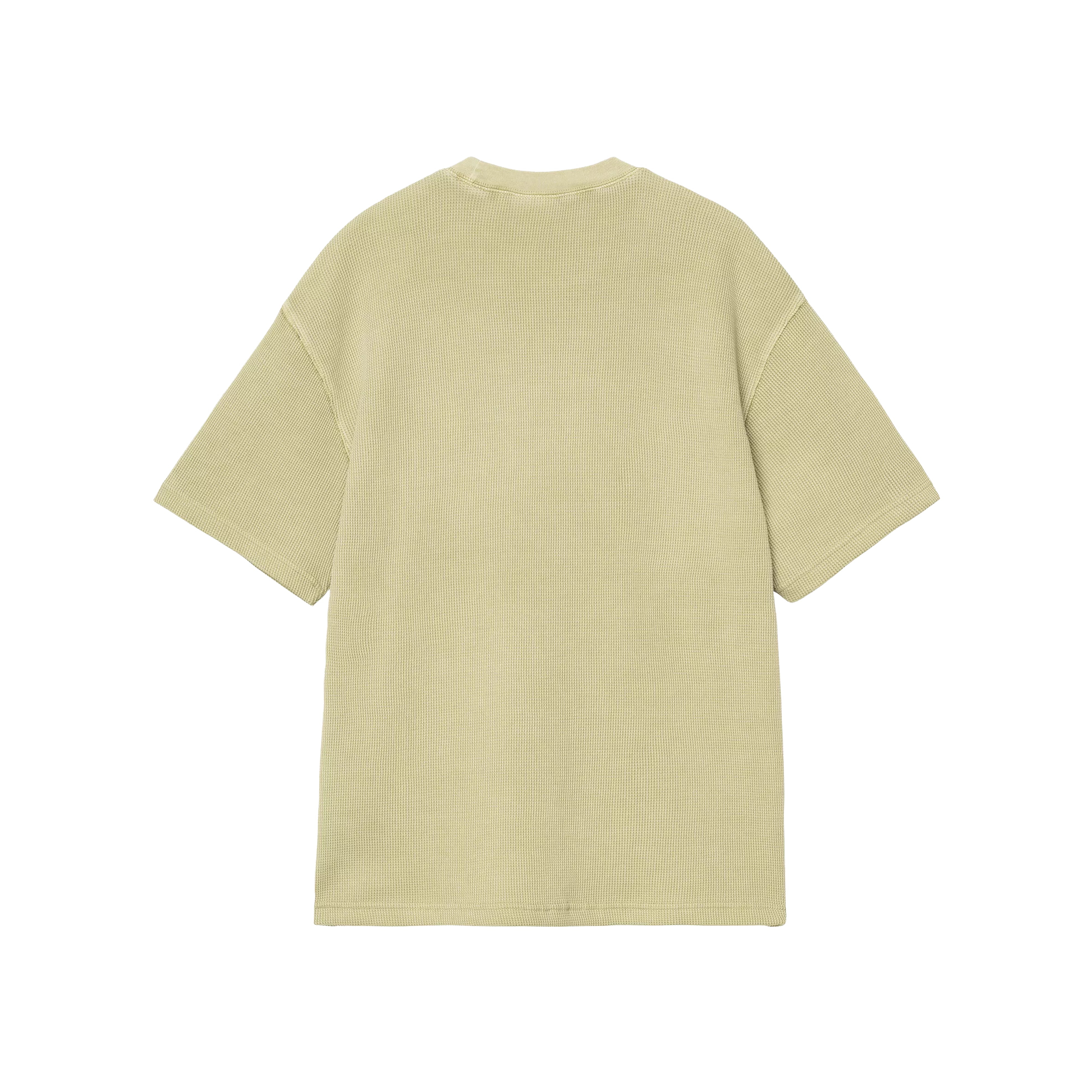 T-SHIRT S/S NELSON WAFFLE GENTLE GREEN GARMENT DYED