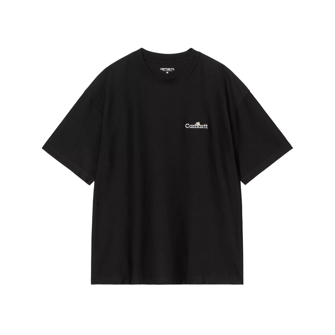 T-SHIRT S/S WIP LABEL BLACK
