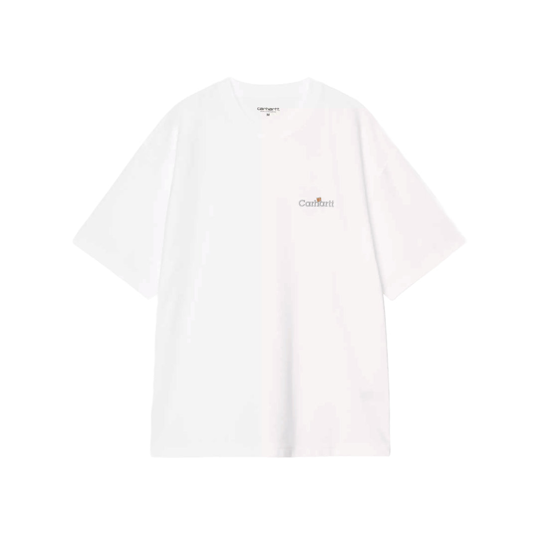 T-SHIRT S/S WIP LABEL WHITE
