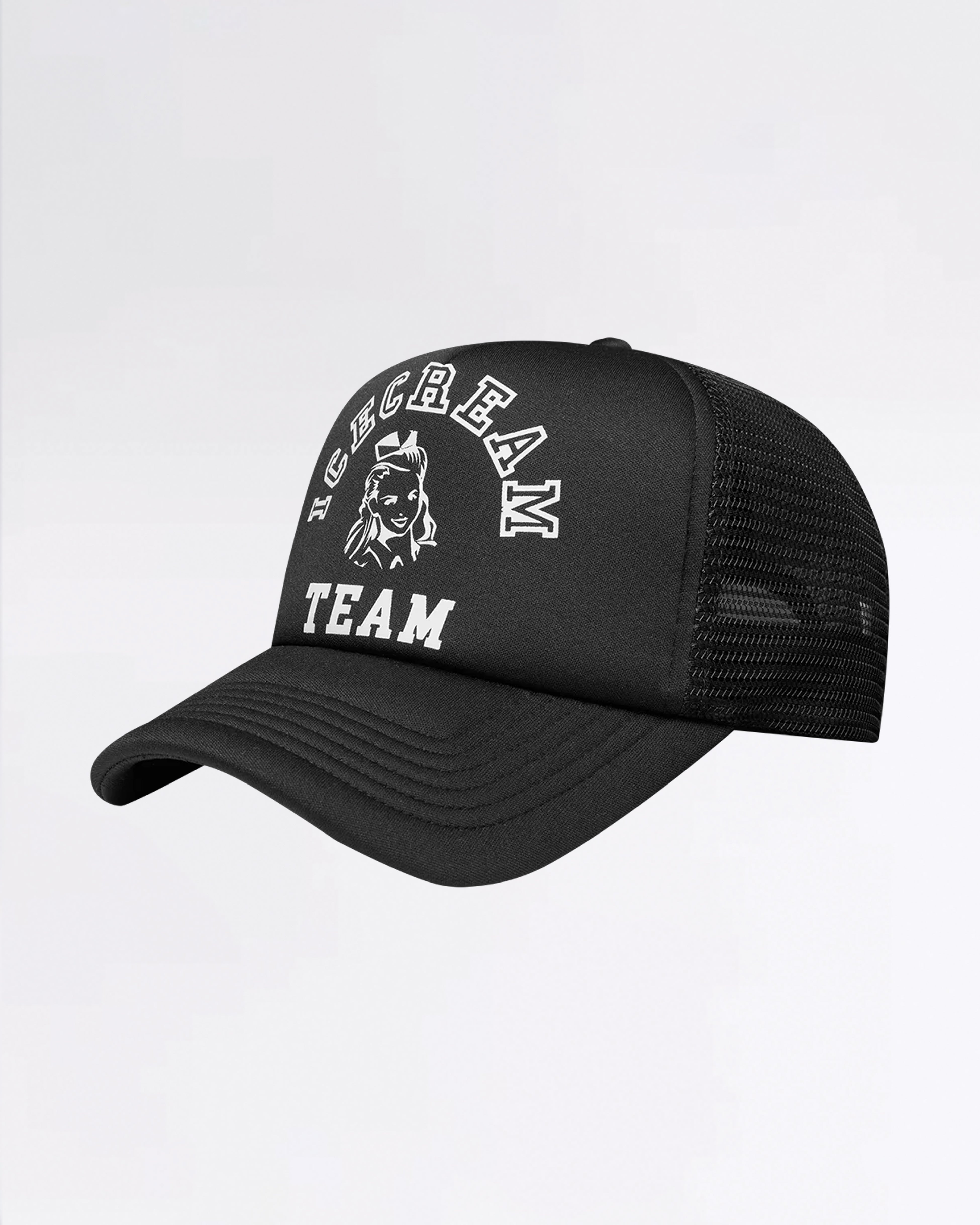 TEAM ICE CREAM TRUCKER CAP BLACK