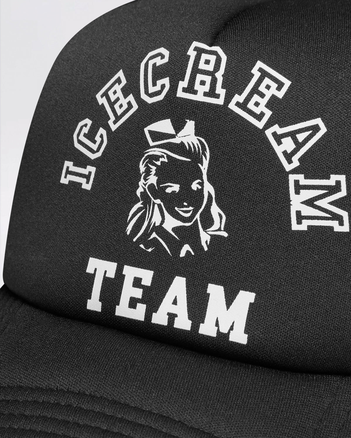 TEAM ICE CREAM TRUCKER CAP BLACK