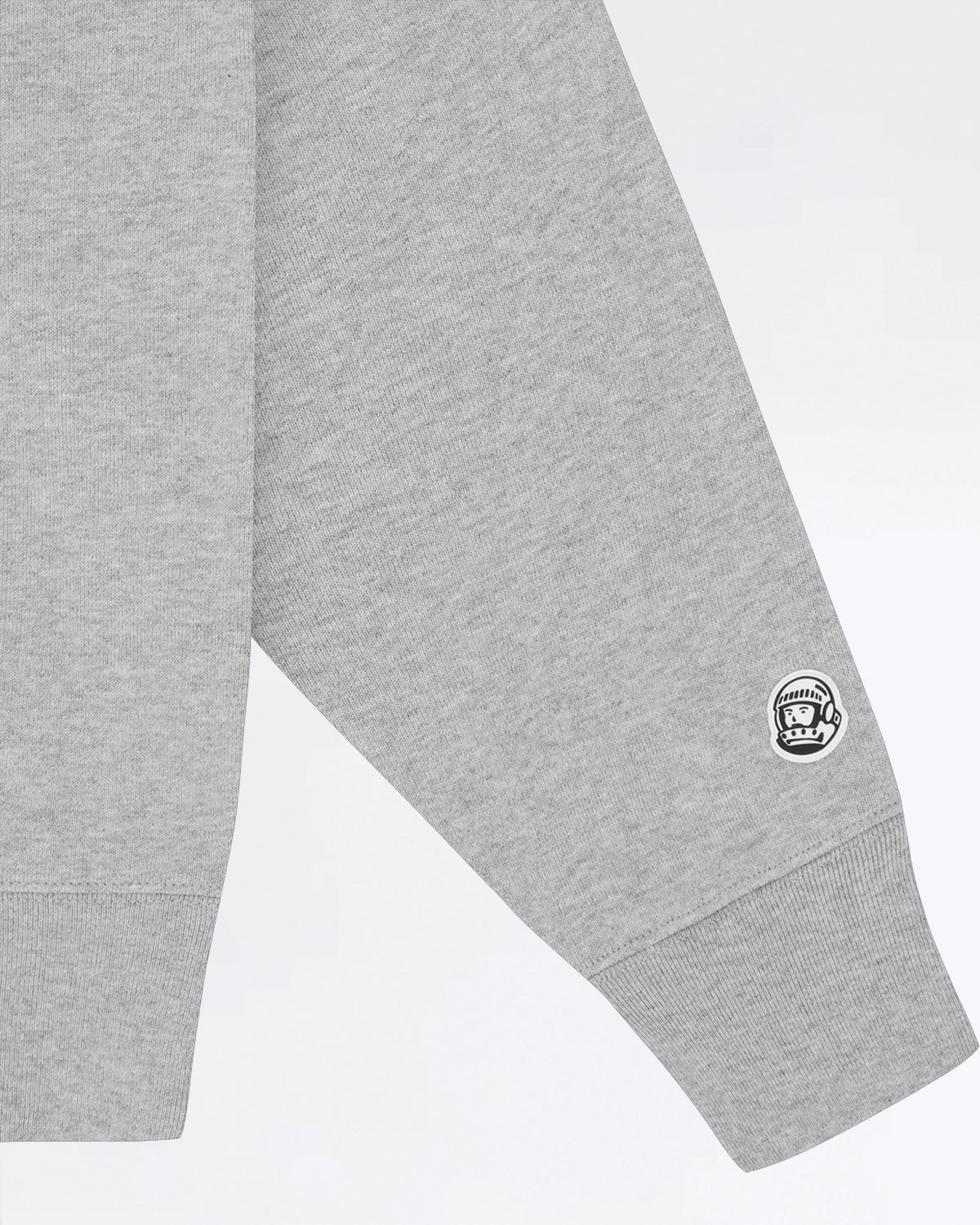 TROPICAL ISLAND FILL ARCH LOGO CREWNECK HEATHER GREY