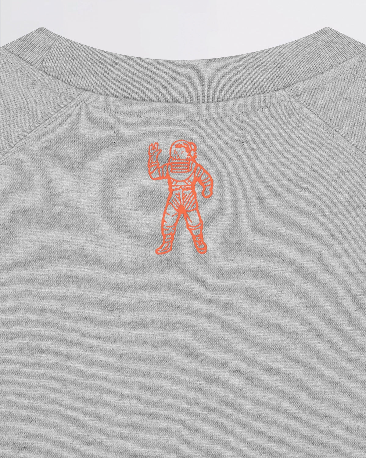 TROPICAL ISLAND FILL ARCH LOGO CREWNECK HEATHER GREY