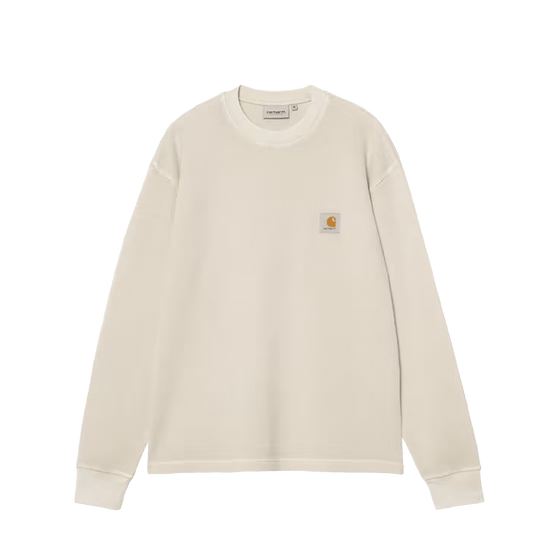 T-SHIRT L/S VISTA WAFFLE BLANC CASSÉ