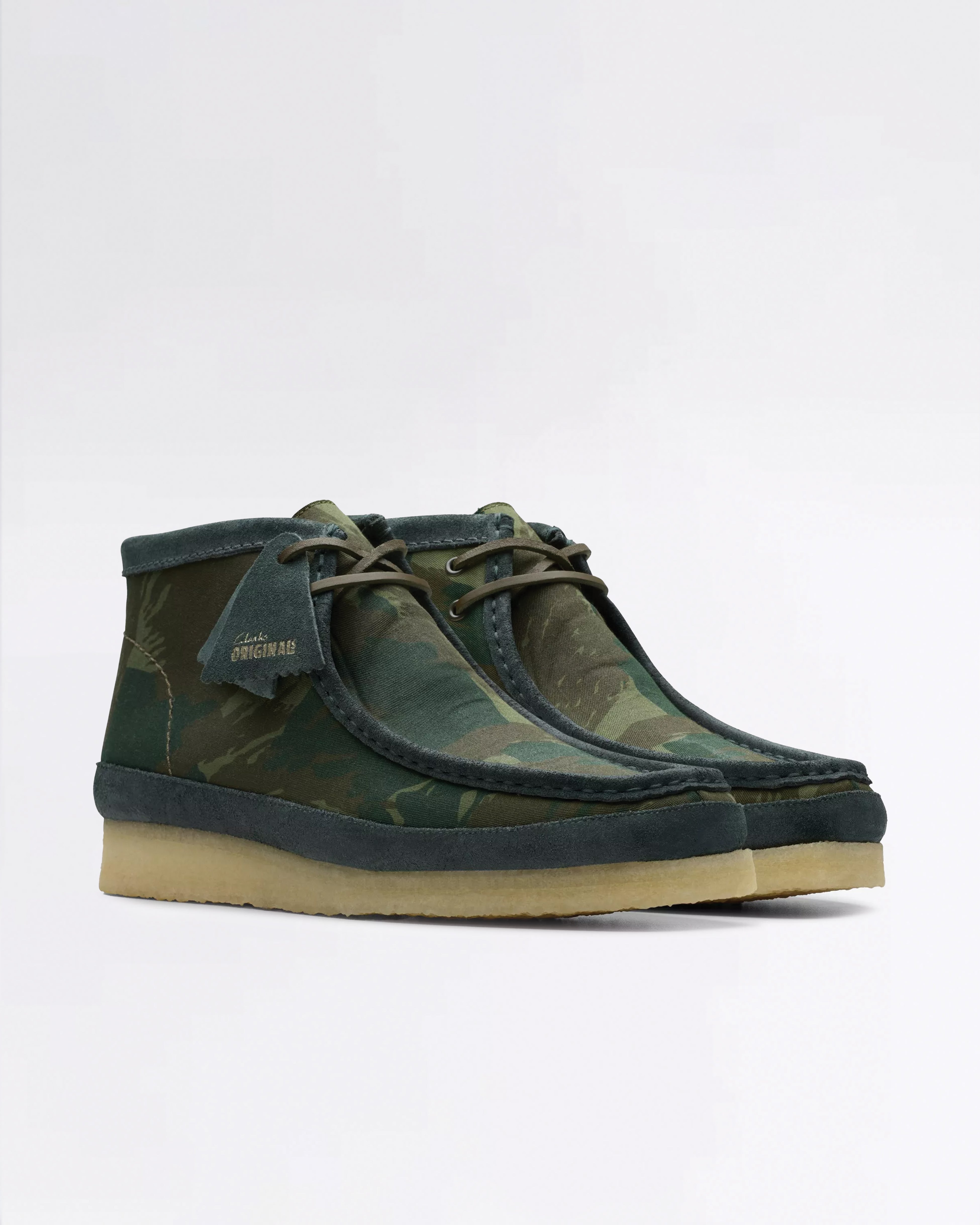 WALLABEE BOOT GREEN CAMOUFLAGE