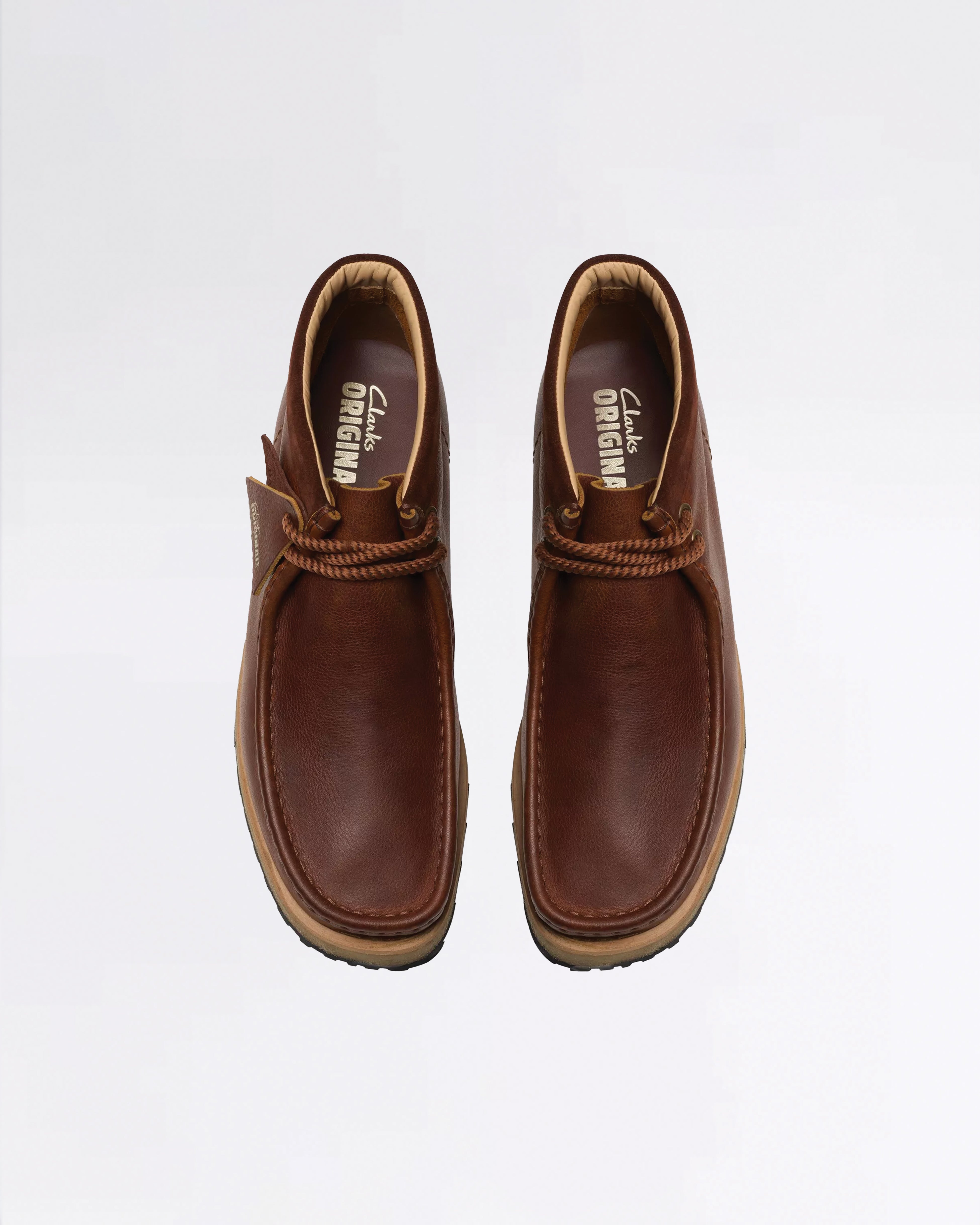 WALLABEE SCOUT DARK TAN LEA