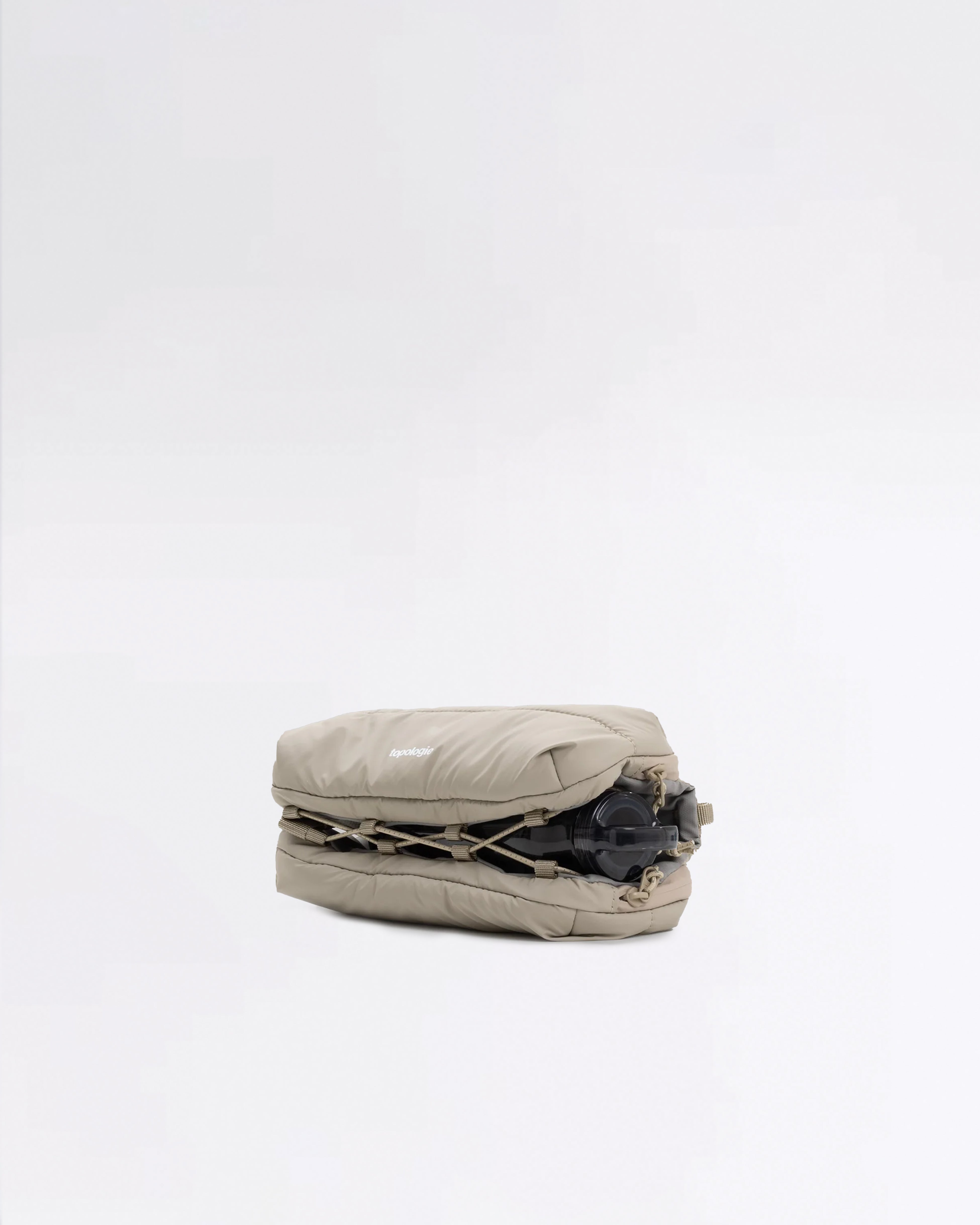 WARES BAGS BOTTLE MEDIUM SACOCHE TAUPE PUFFER