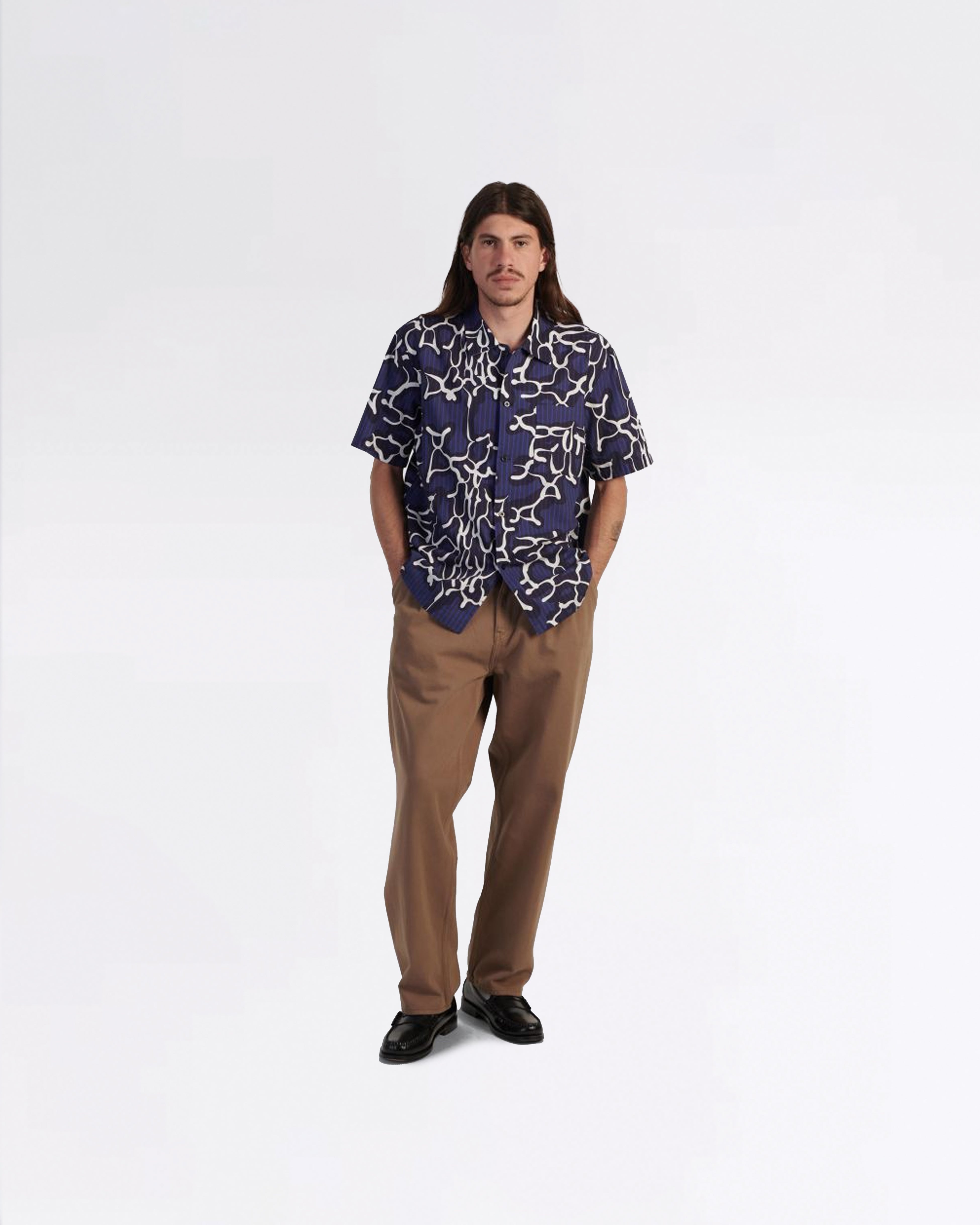 YUGAMI STRIPES SHIRT S/S MULTICOLOR