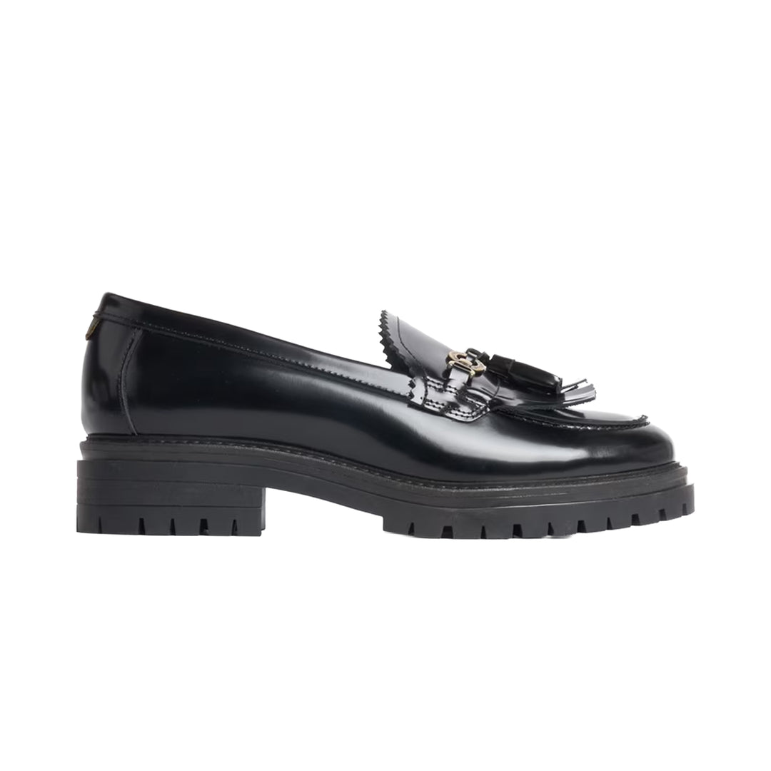 AVA LOAFER BLACK GLACE