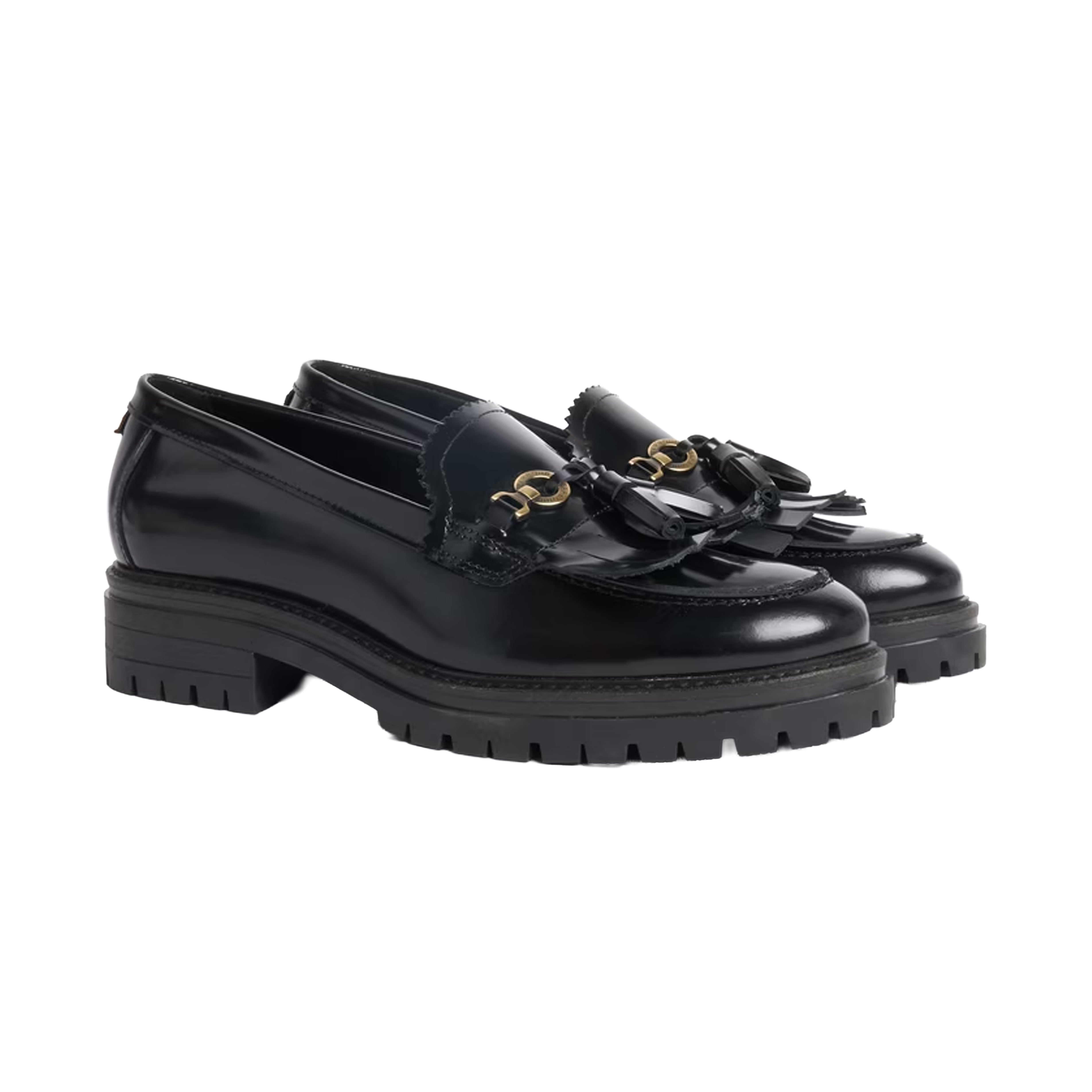 AVA LOAFER BLACK GLACE