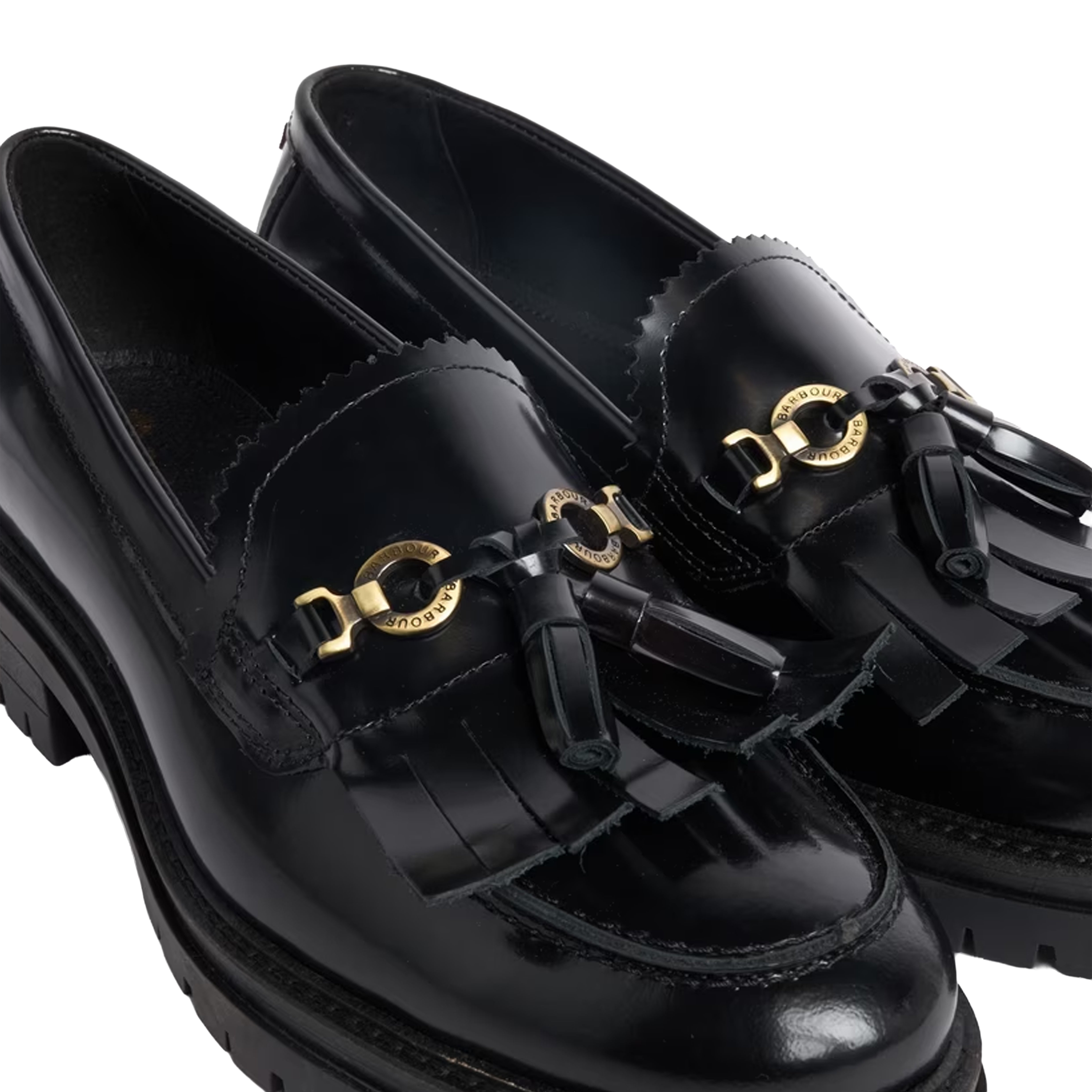AVA LOAFER BLACK GLACE