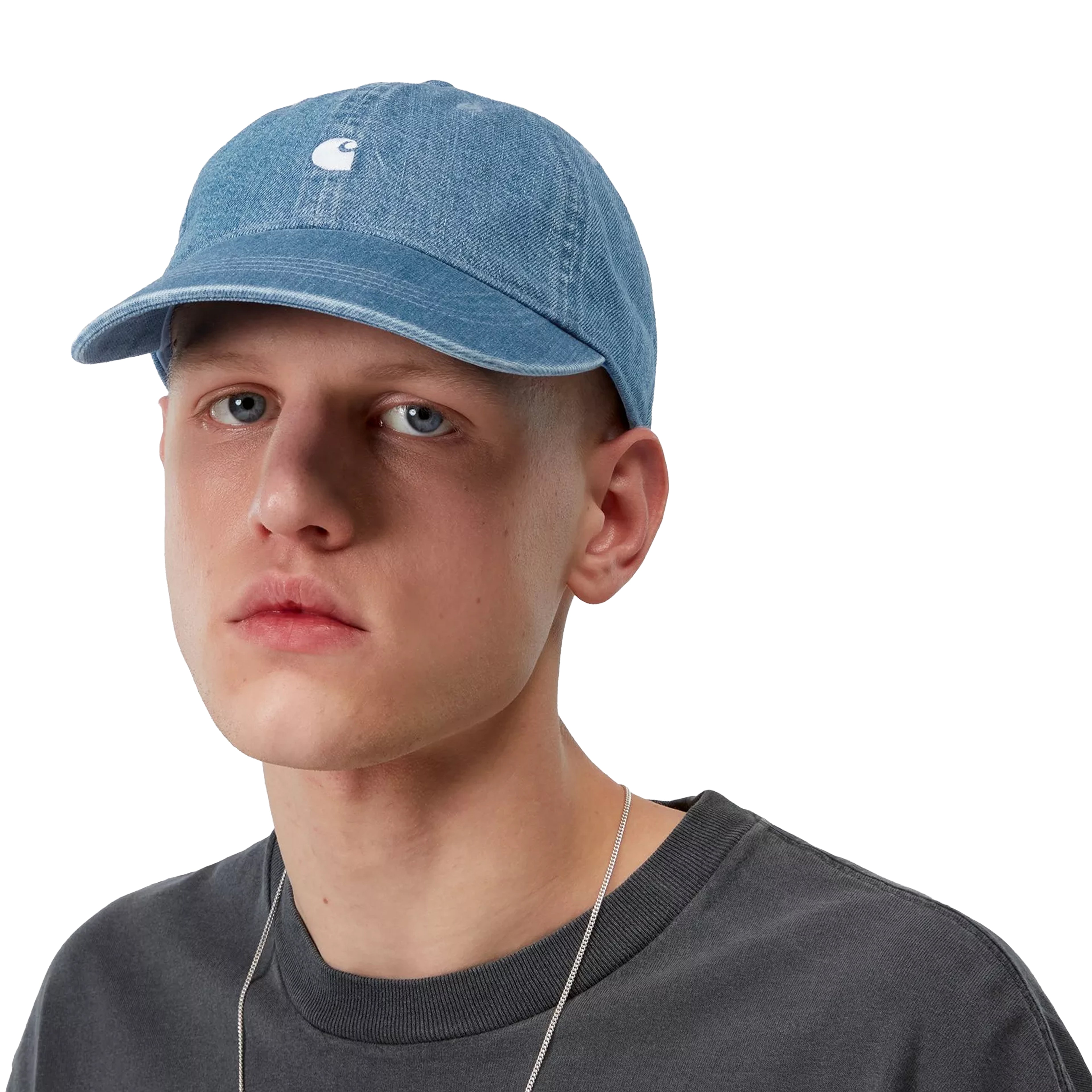 CASQUETTE LUCAS BLUE BLEACHED