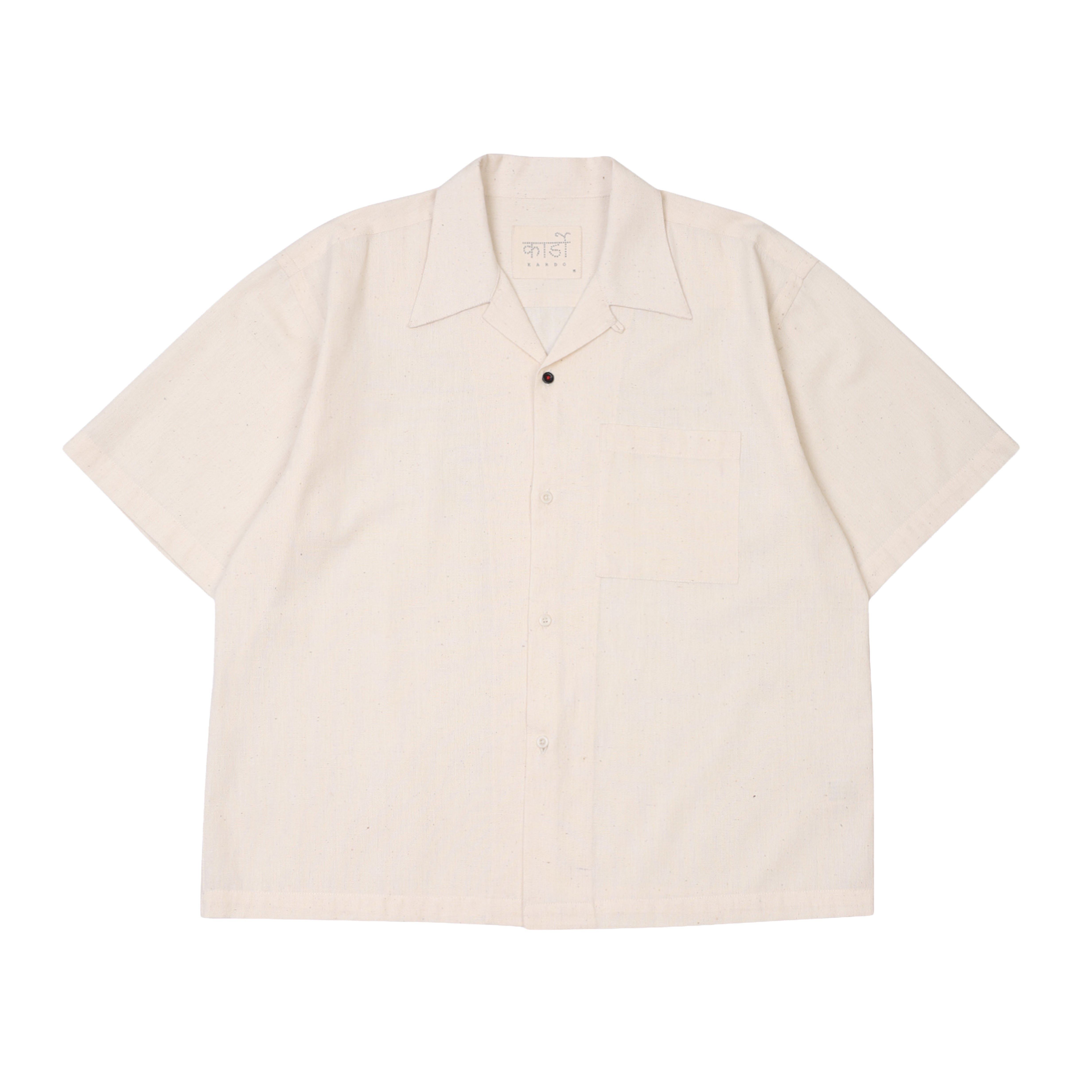 CHEMISE ROHIT BOXY HANDLOOM COTTON NATURAL