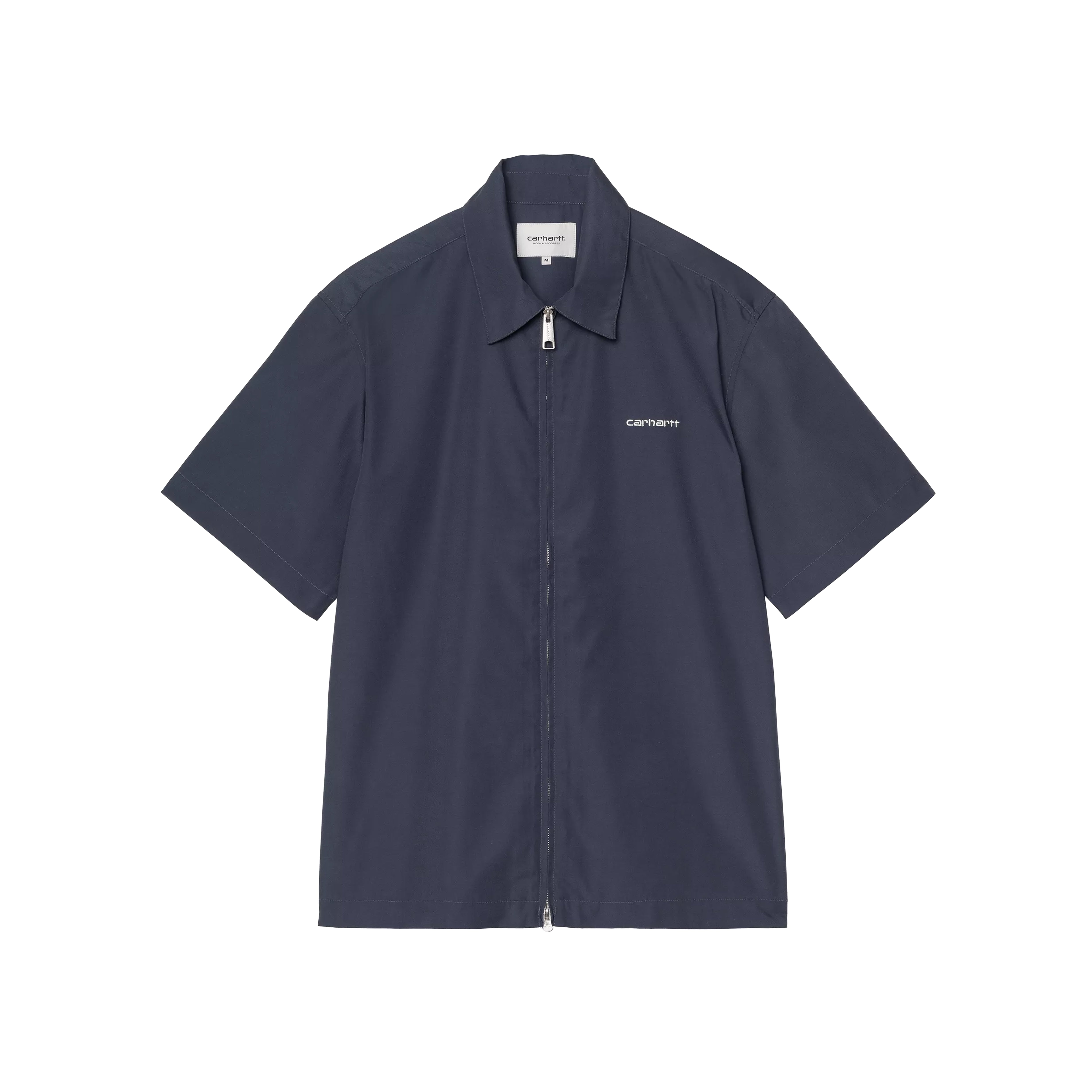 Chemise manches courtes Postal Zip Blue Wax Carhartt WIP – Boutique Laced Run La Réunion
