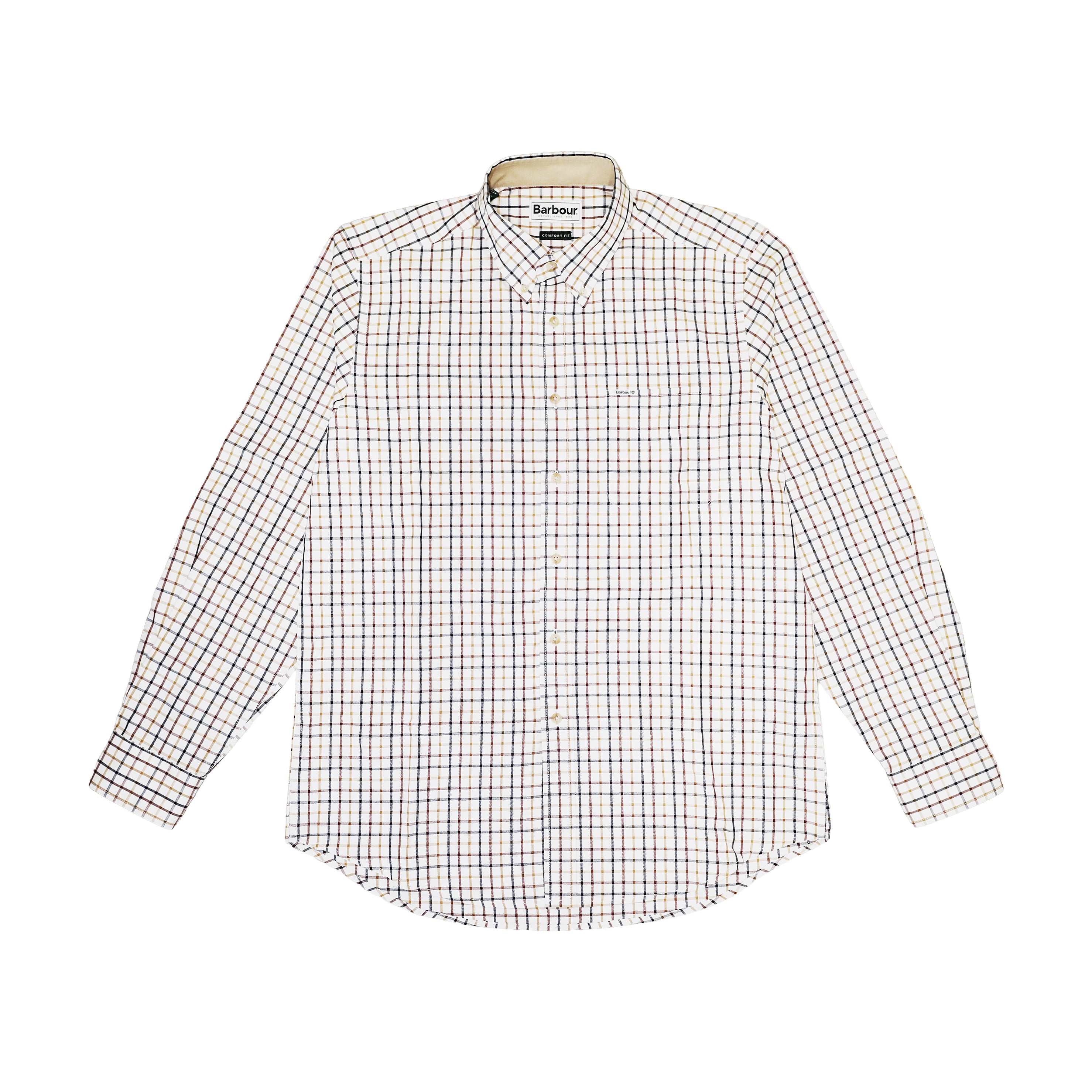 CHEMISE SPORTING TATTERSALL REGULAR COPPER