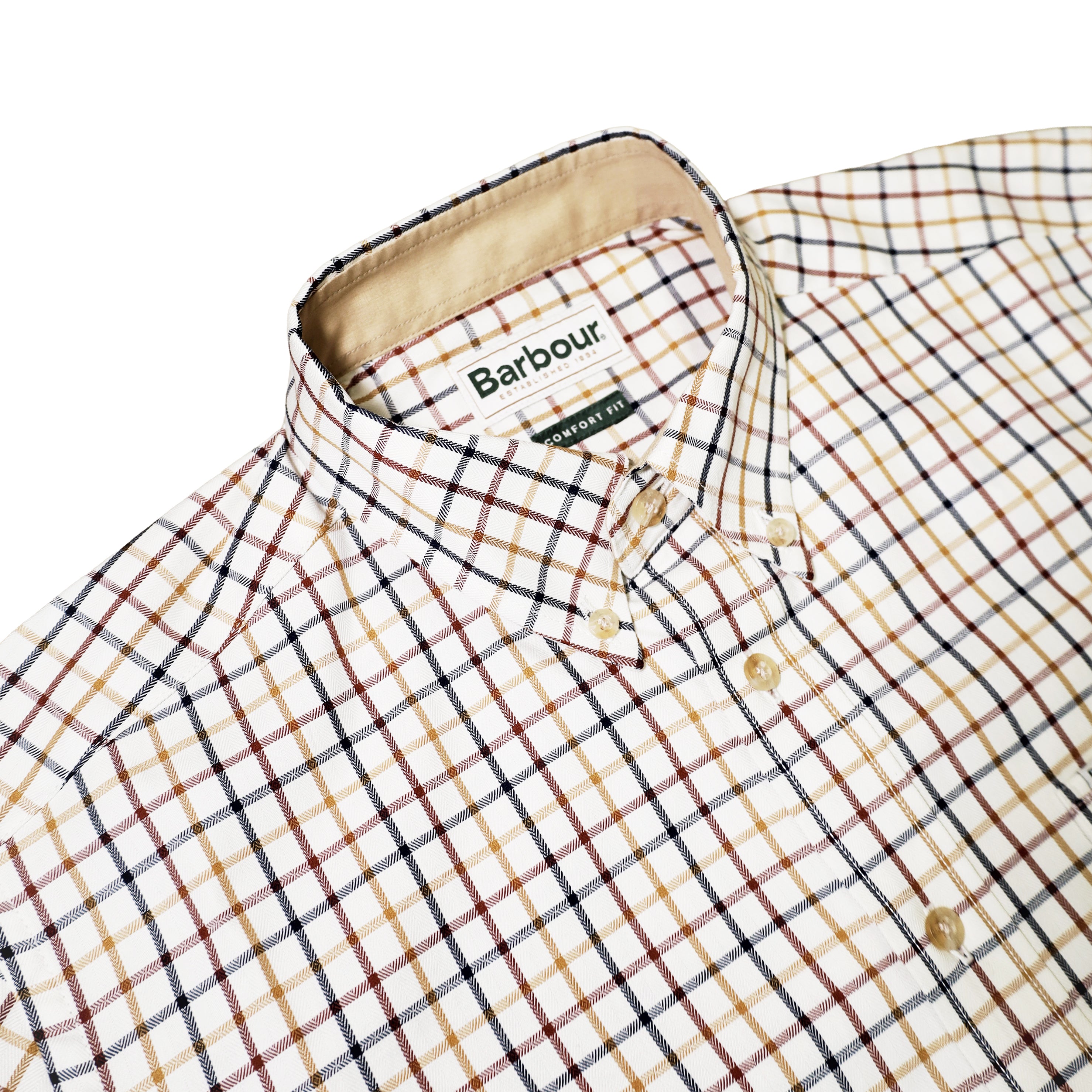 CHEMISE SPORTING TATTERSALL REGULAR COPPER