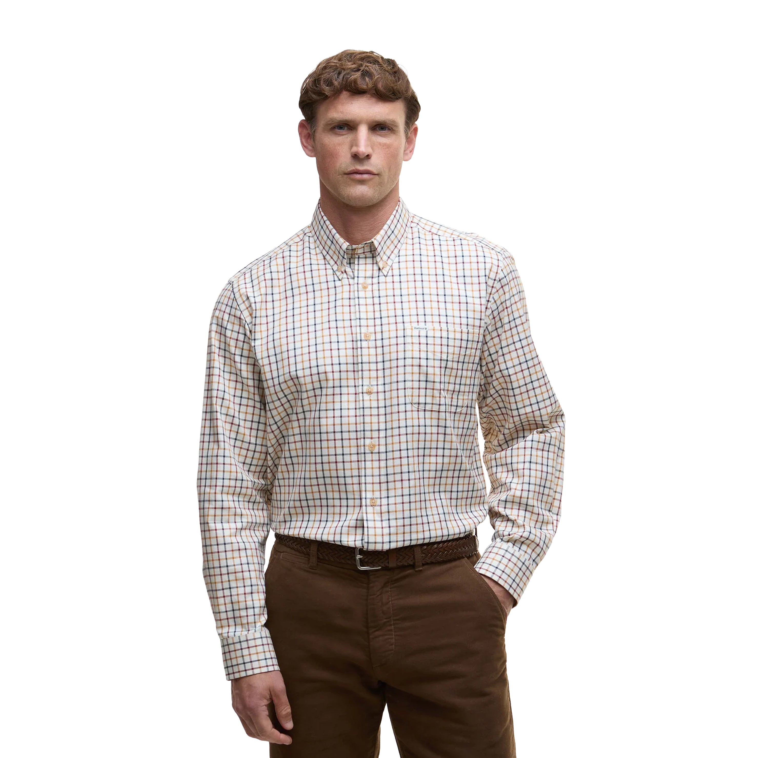 CHEMISE SPORTING TATTERSALL REGULAR COPPER