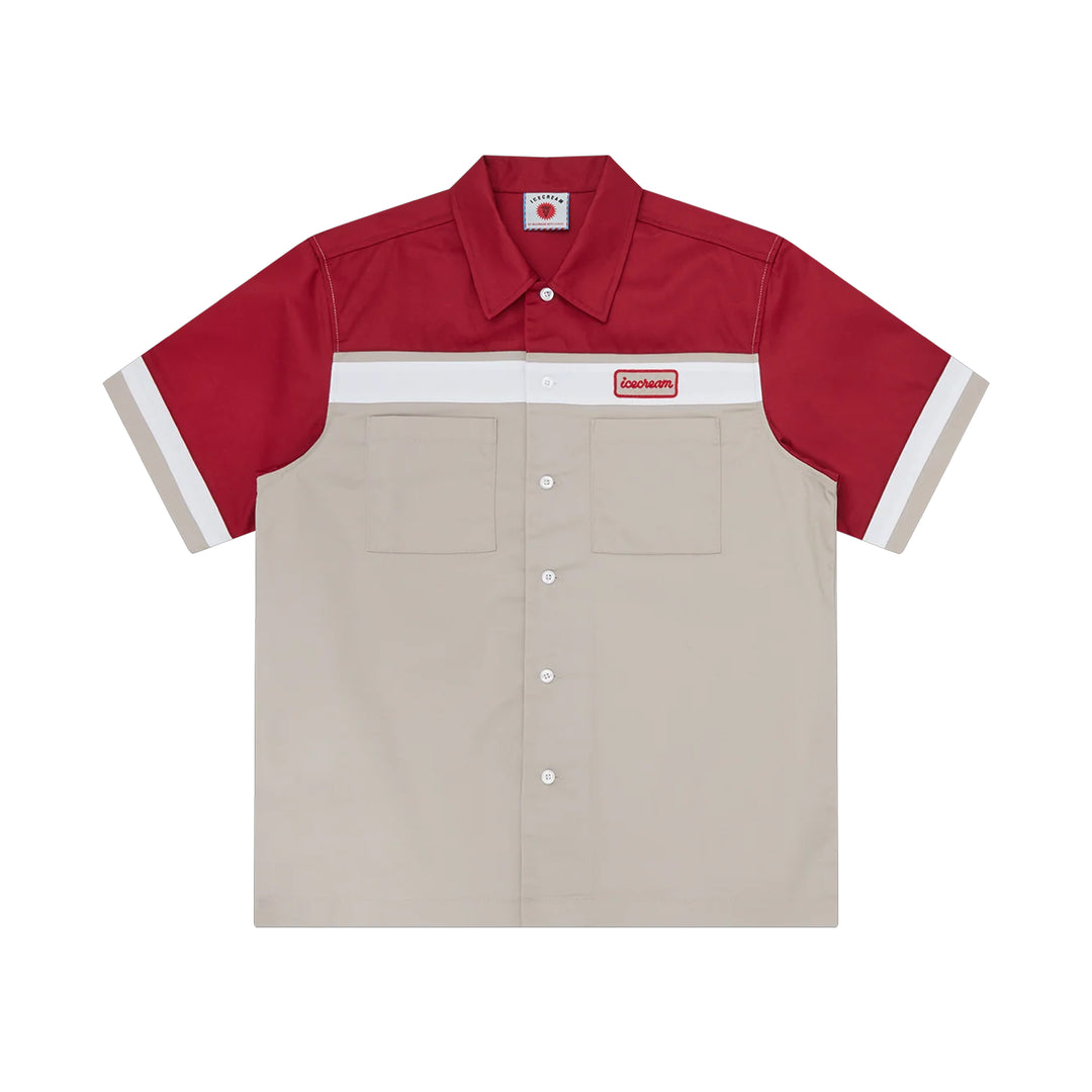 Chemisette Parlor Work Beige-Red Billionaire Boys Club Ice Cream – Boutique Laced Run La Réunion
