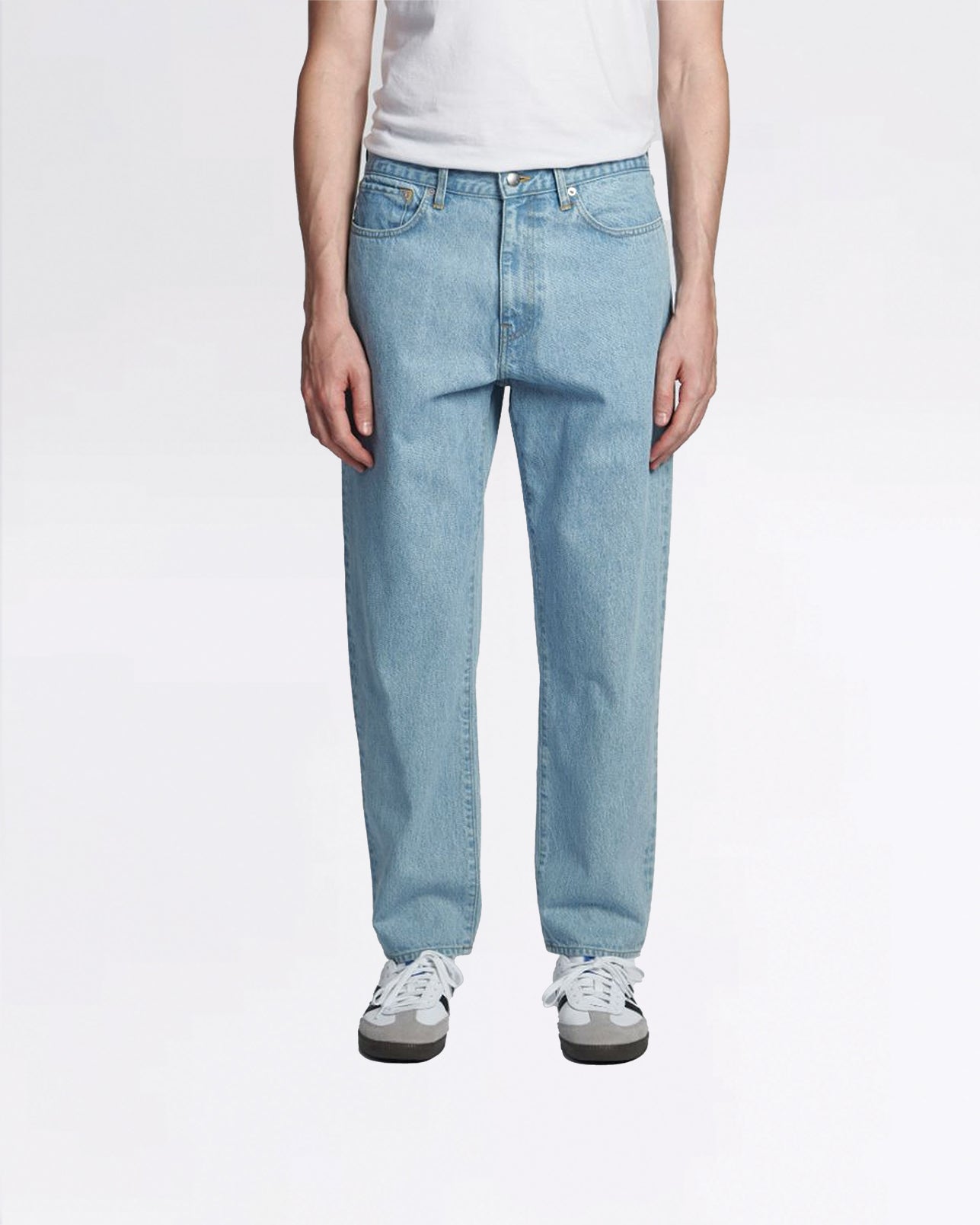 COSMOS PANT BLUE - HEAVY BLEACH WASH