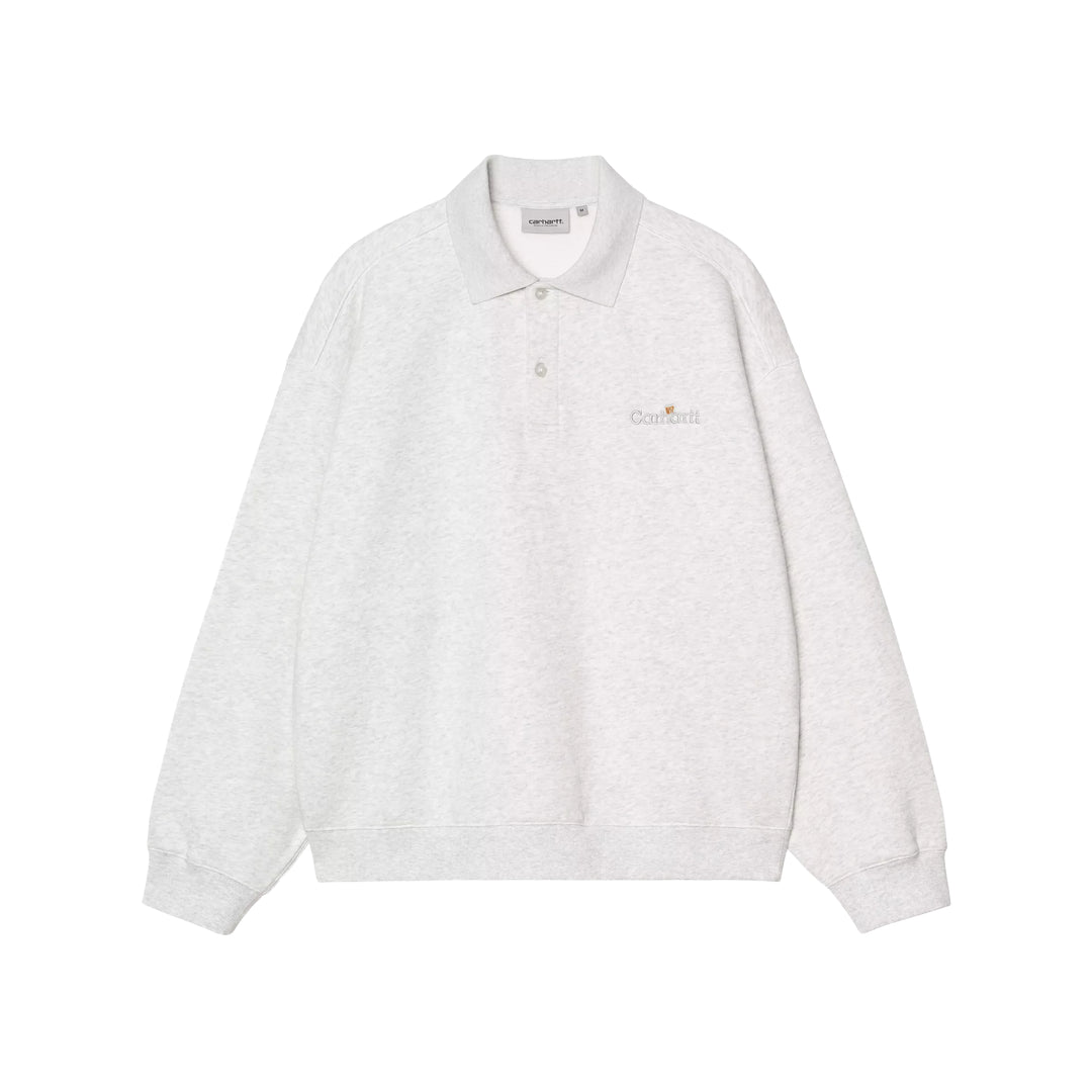 CREWNECK WIP LABEL POLO ASH HEATHER
