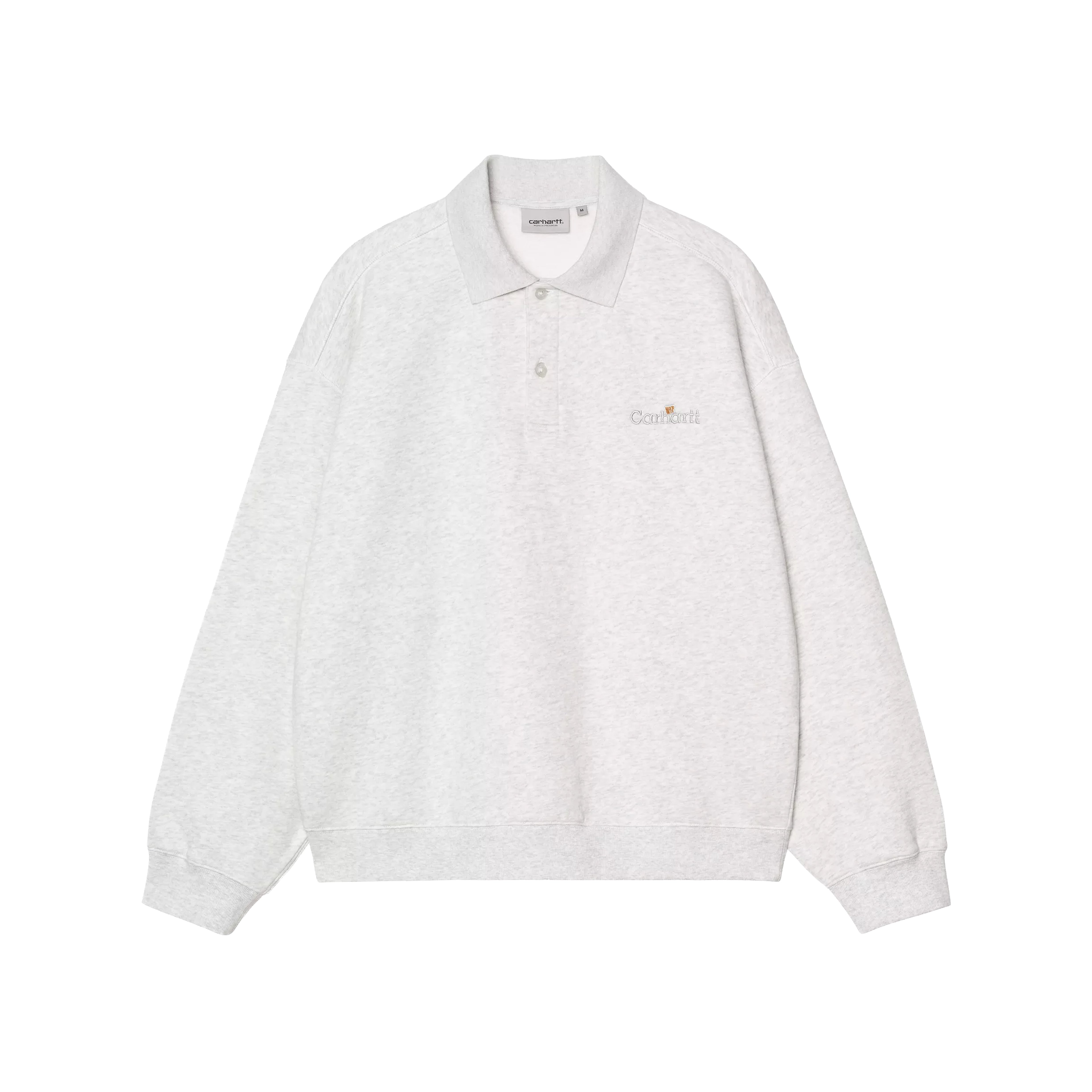 CREWNECK WIP LABEL POLO ASH HEATHER