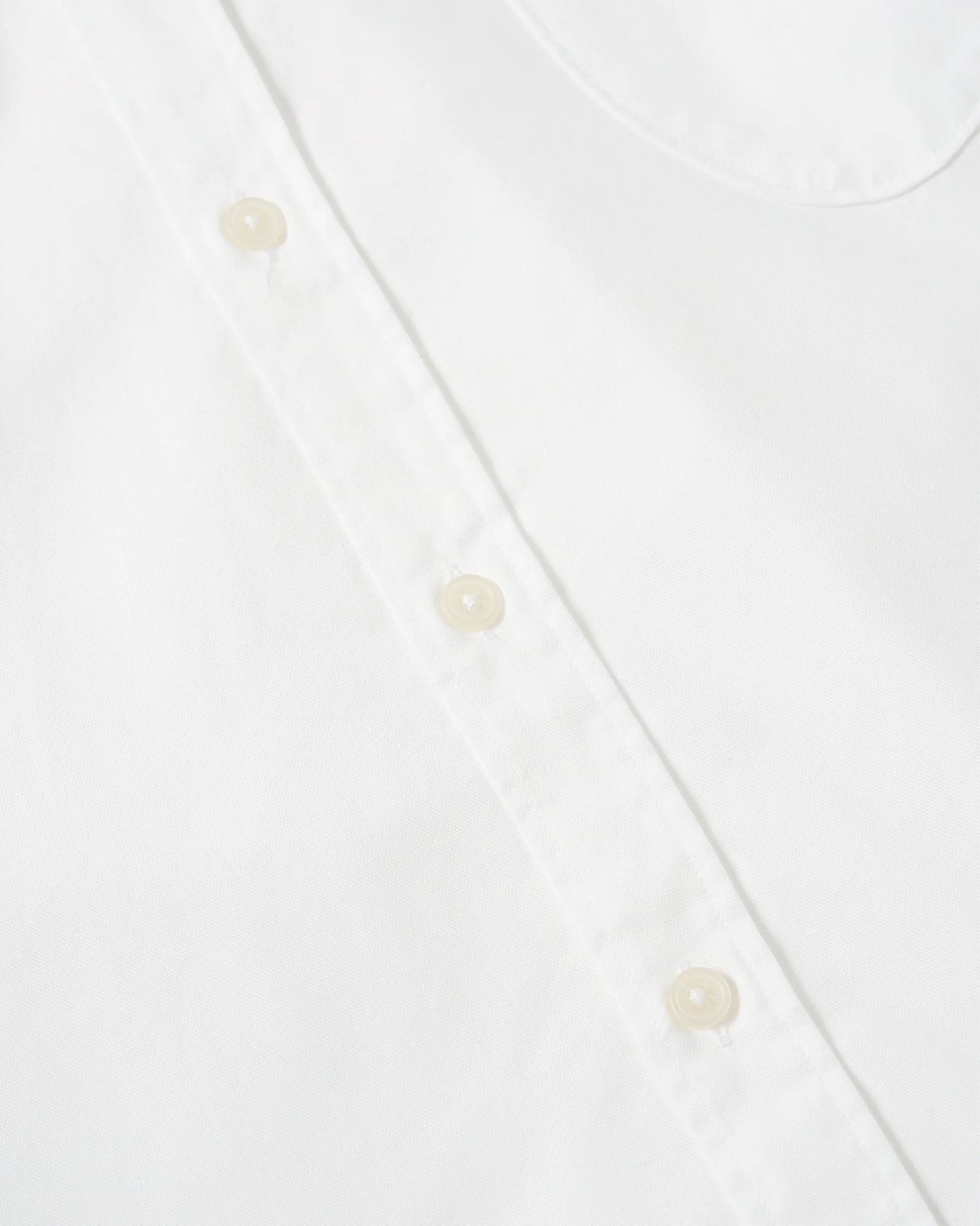 DAYBROOK SHIRT WHITE ORGANIC OXFORD