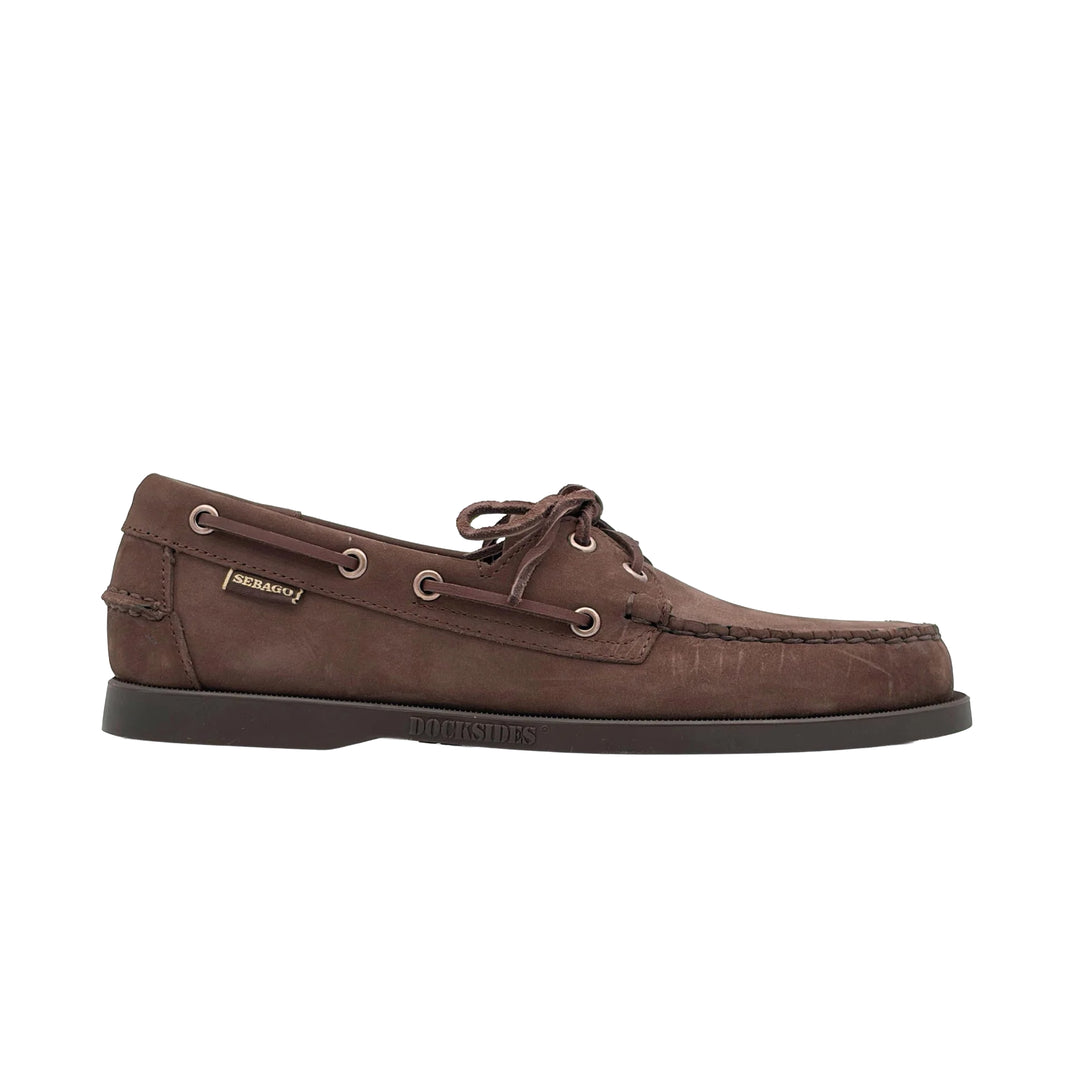 DOCKSIDES PORTLAND NUBUCK TOTAL BROWN / CHOCOLATE