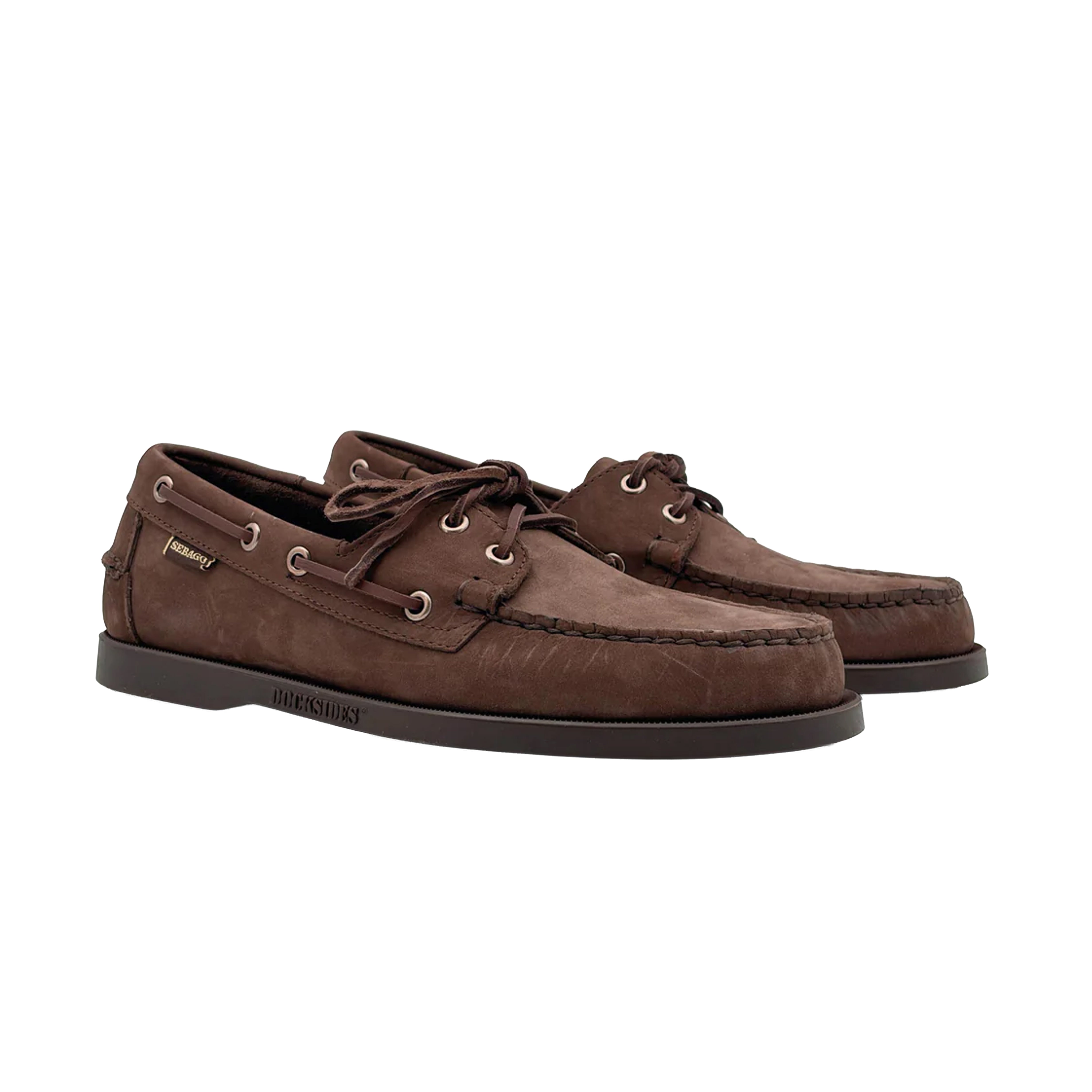 DOCKSIDES PORTLAND NUBUCK TOTAL BROWN / CHOCOLATE