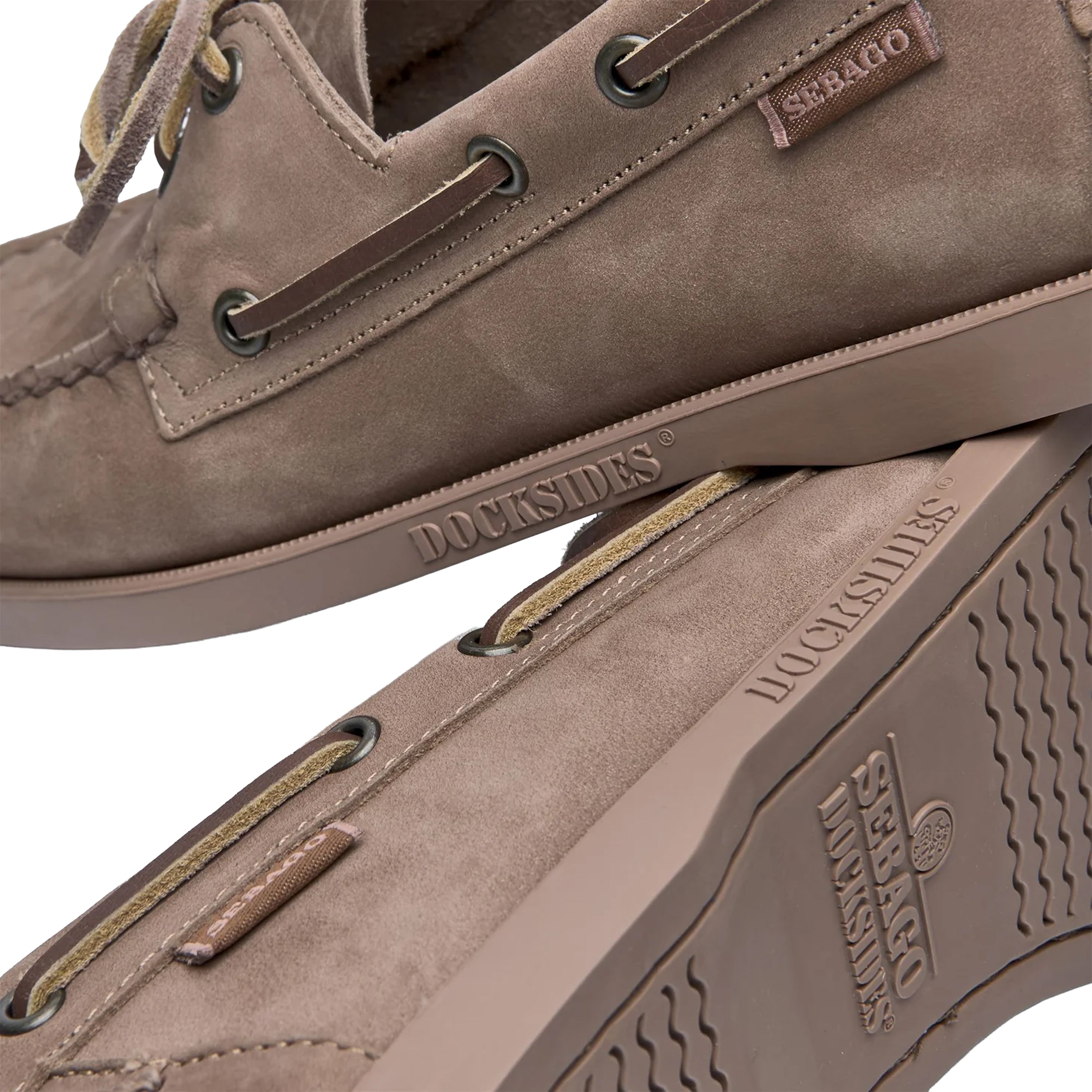 DOCKSIDES PORTLAND NUBUCK TOTAL DARK BEIGE