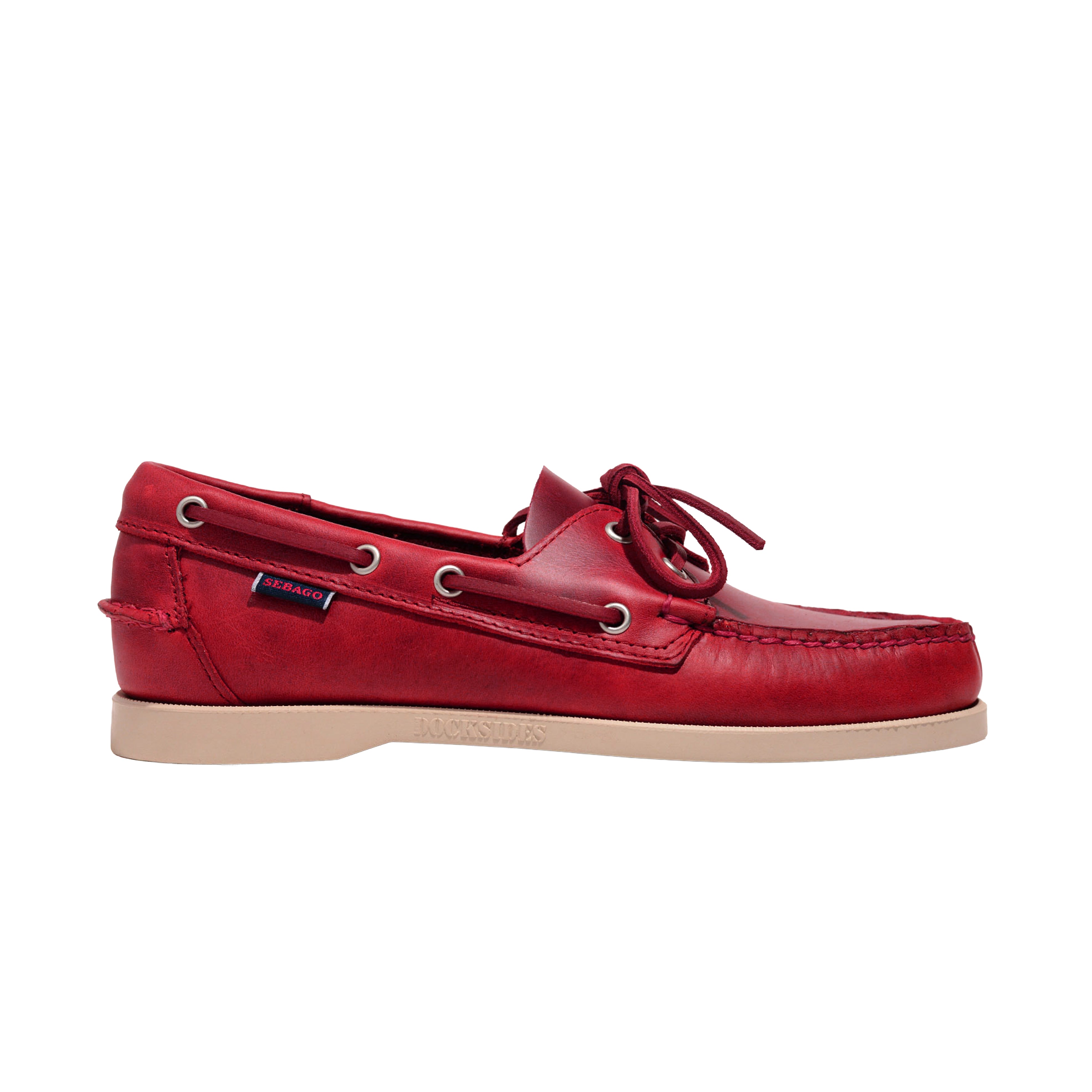DOCKSIDES PORTLAND WAXED DARK RED