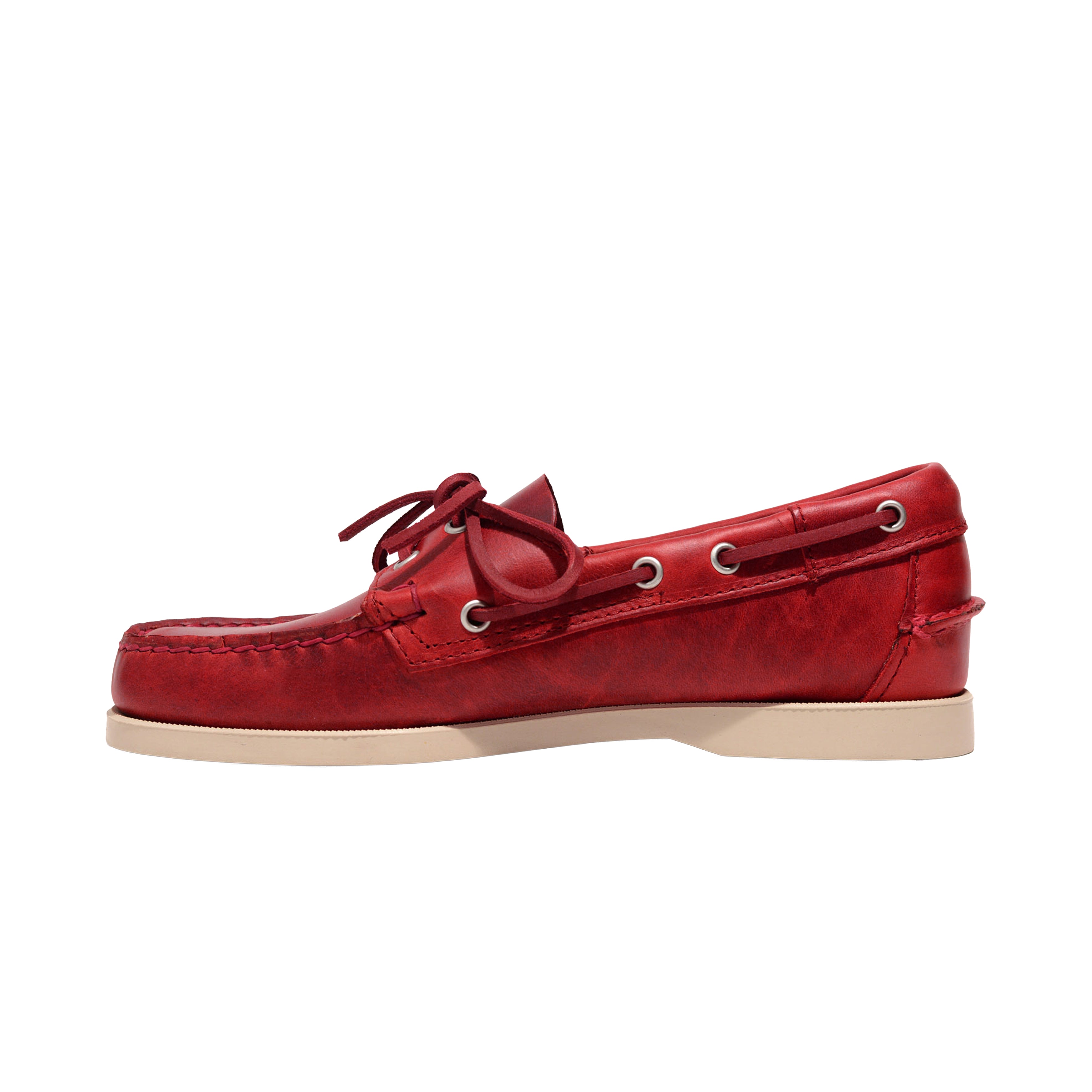DOCKSIDES PORTLAND WAXED DARK RED