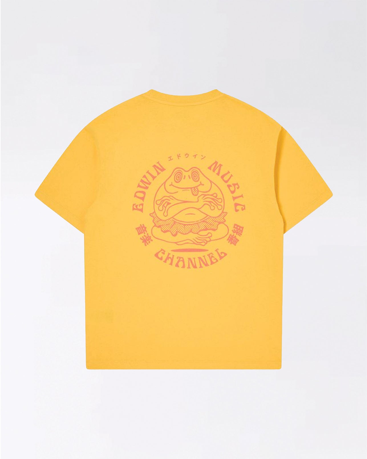 EDWIN MUSIC CHANNEL T-SHIRT LEMON CHROME