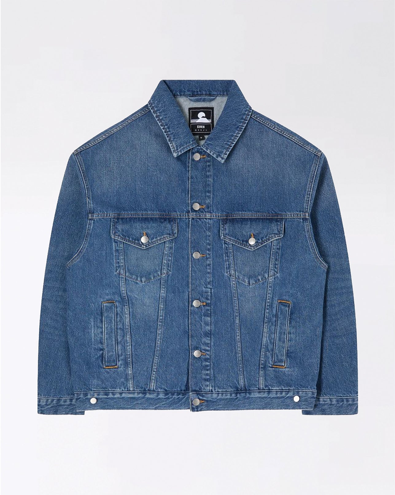 EU-TRUCKER JACKET BLUE MAGNA