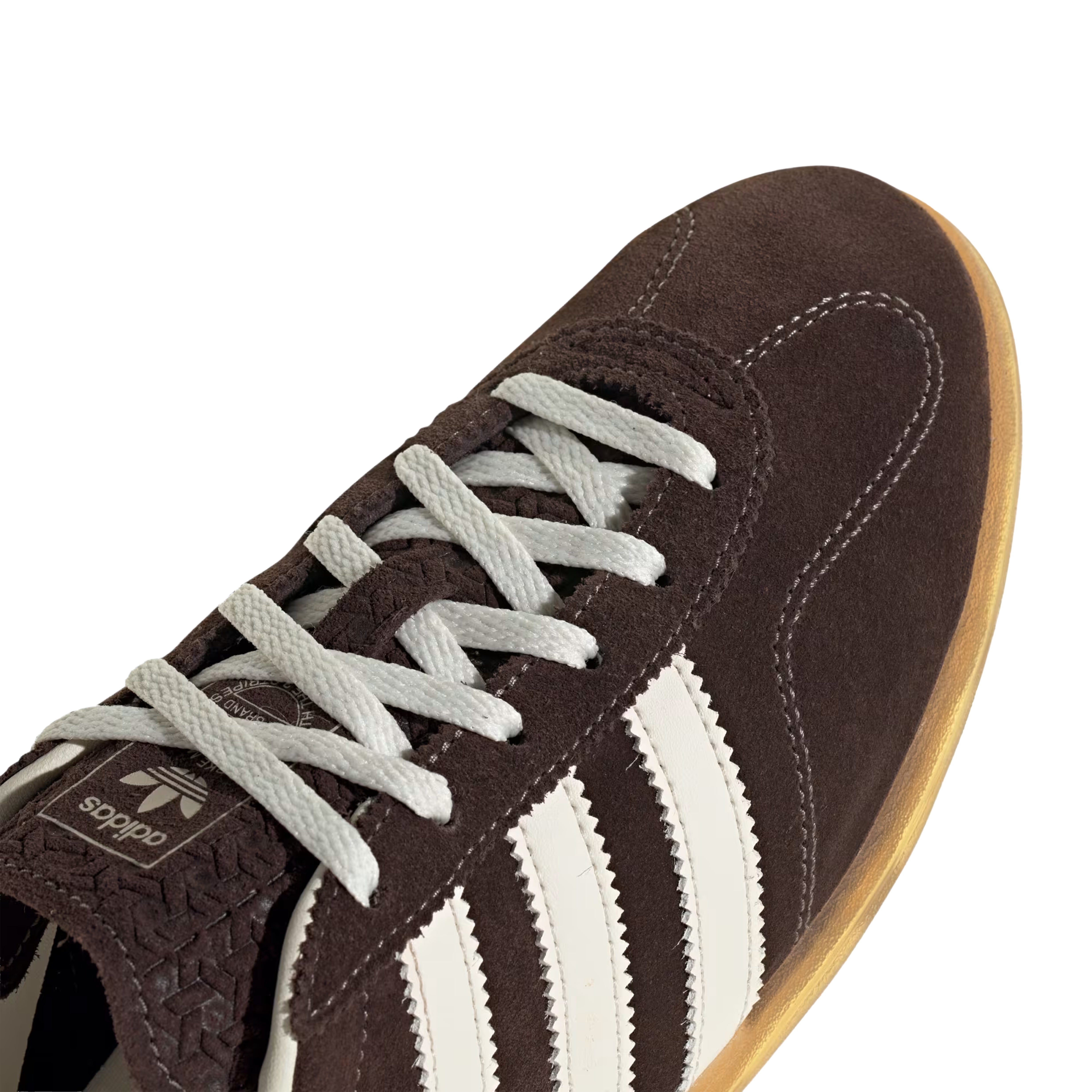 Baskets Adidas Gazelle Lo Pro W Aurora Coffee Off White Gum – Boutique Laced Run La Réunion