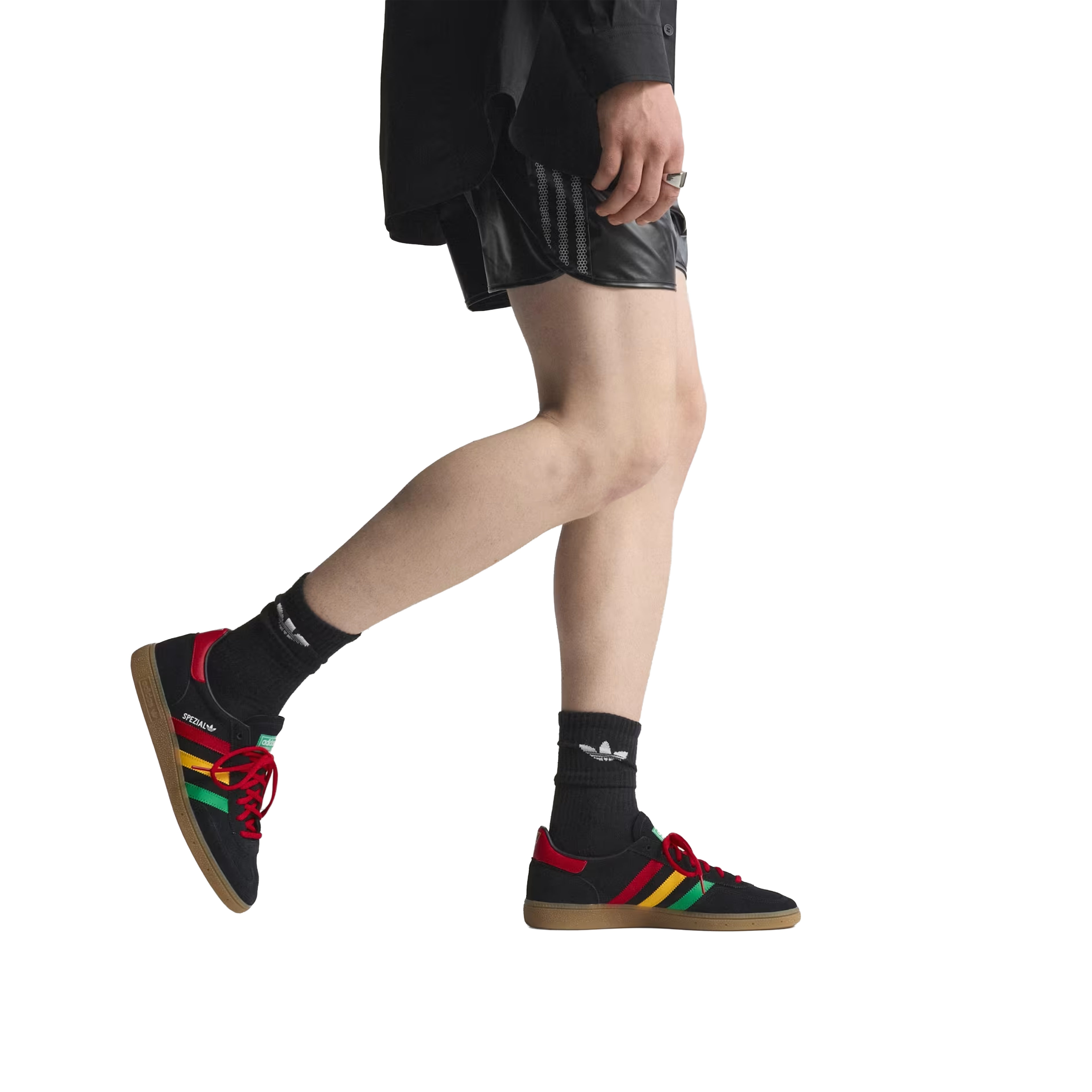 HANDBALL SPEZIAL JAMAÏQUE BLACK-PURE RUBY-BOLD GOLD