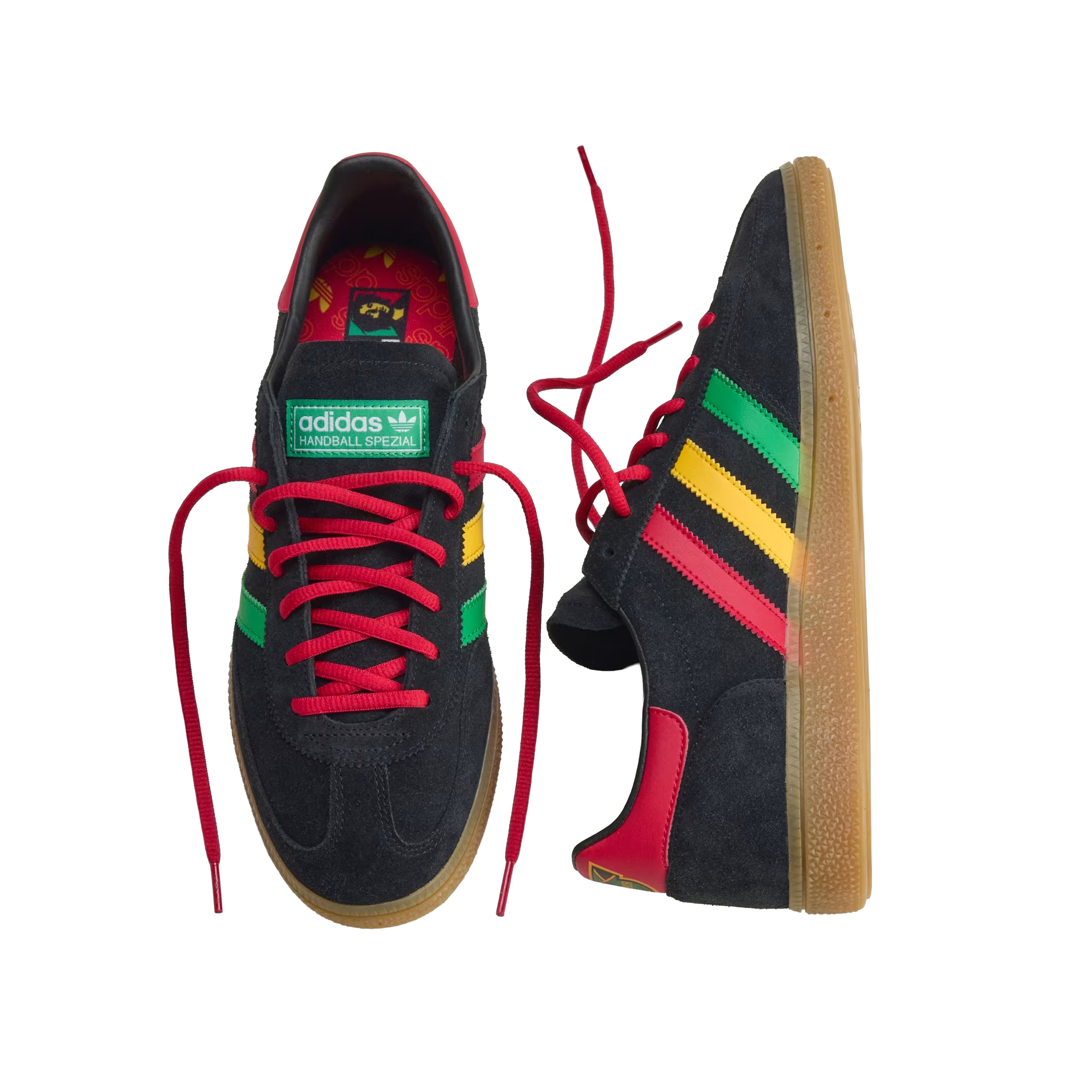 HANDBALL SPEZIAL JAMAÏQUE BLACK-PURE RUBY-BOLD GOLD