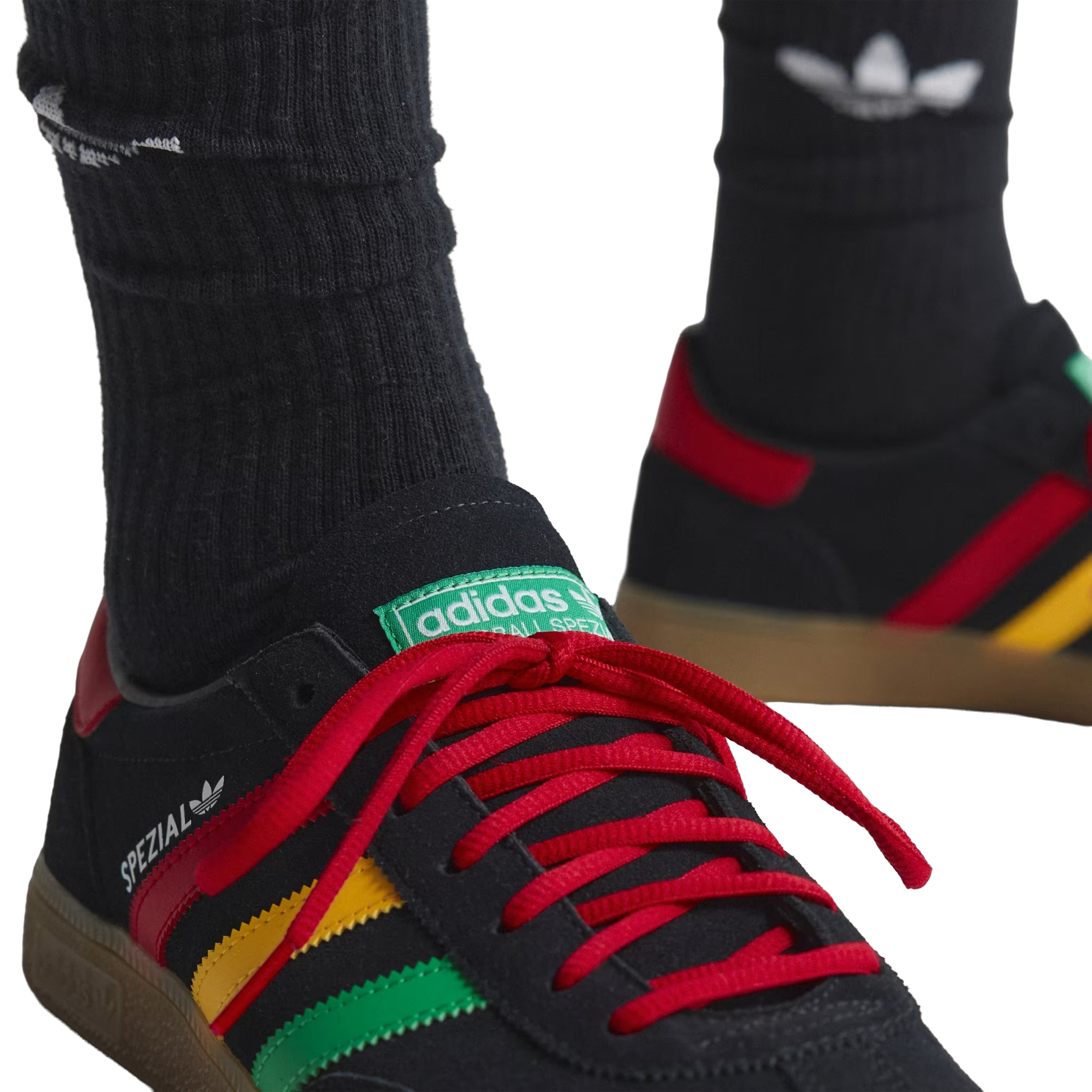 HANDBALL SPEZIAL JAMAÏQUE BLACK-PURE RUBY-BOLD GOLD
