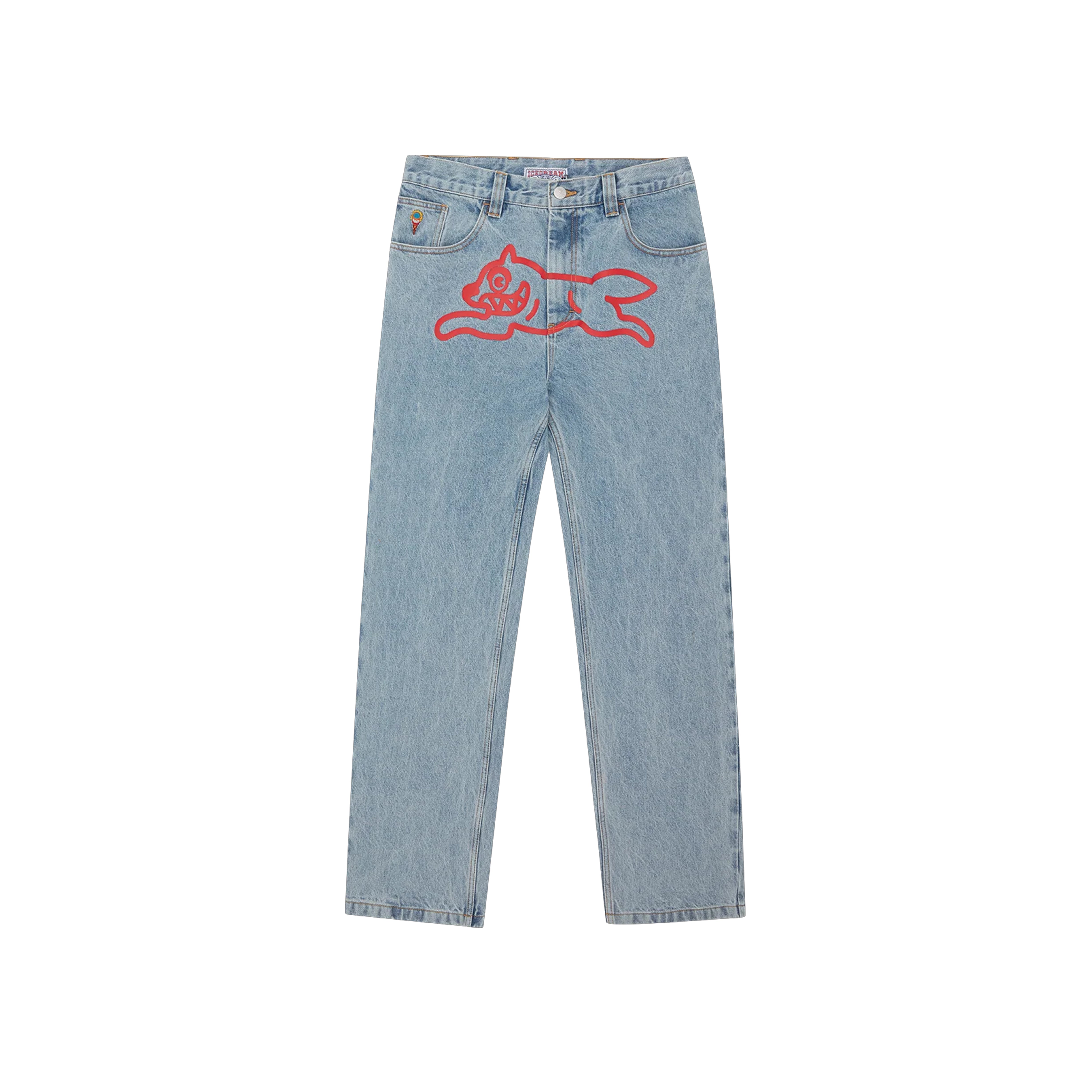 Jean Running Dog Double Scoop Heavy Wash Blue Orange Billionaire Boys Club Ice Cream – Boutique Laced Run La Réunion
