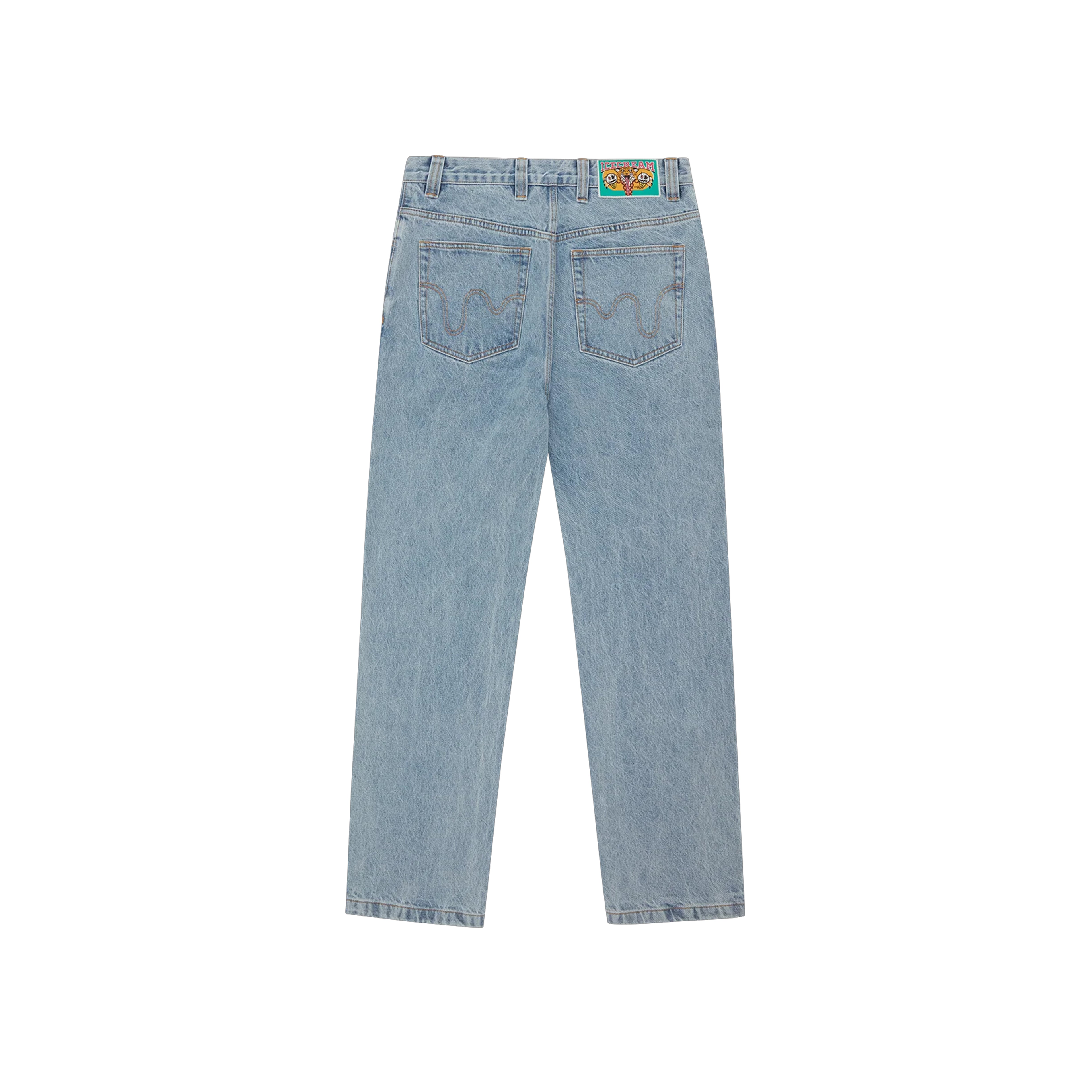 Jean Running Dog Double Scoop Heavy Wash Blue Orange Billionaire Boys Club Ice Cream – Boutique Laced Run La Réunion
